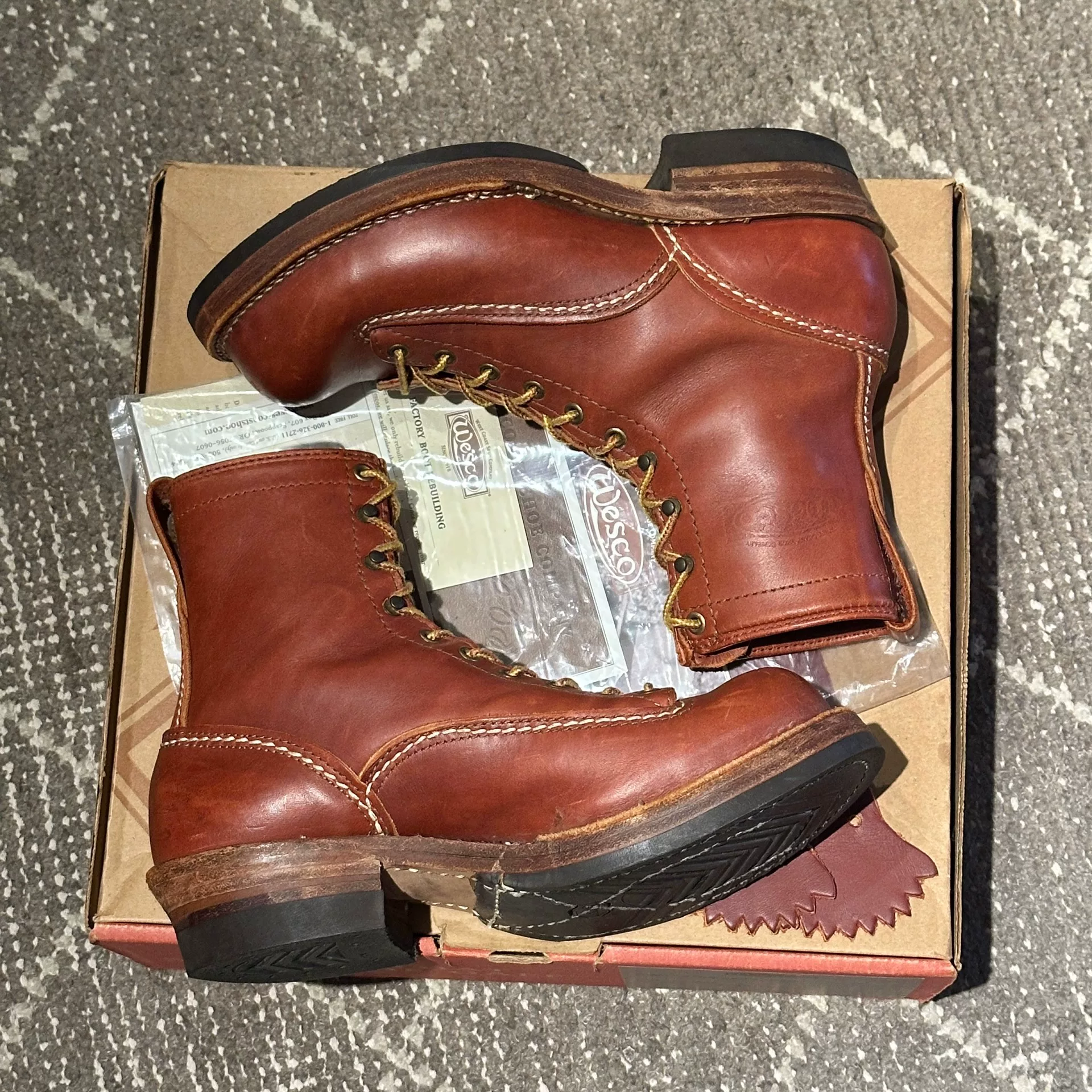 Wesco Jobmaster 8e Boots — back