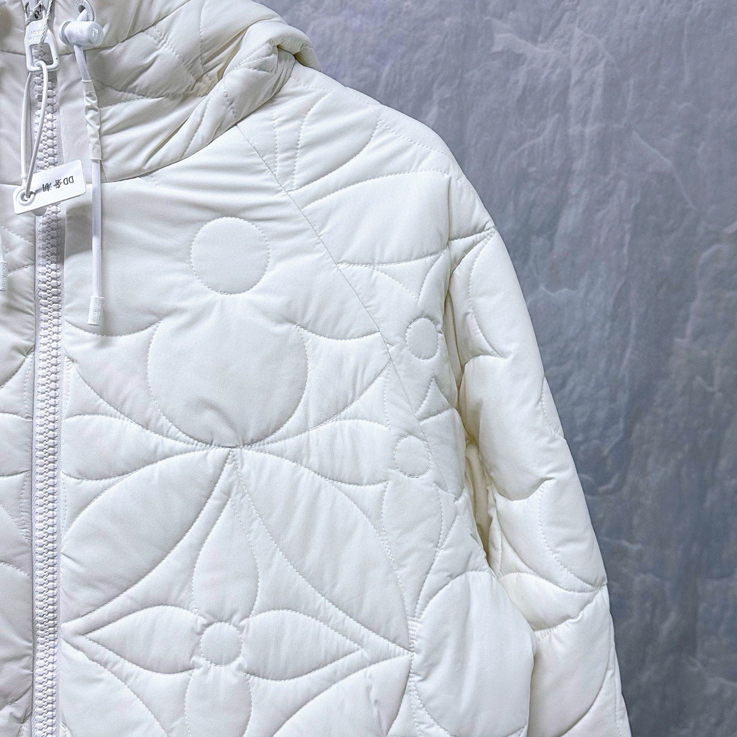 Louis Vuitton Quilted Hooded Jacket — detail