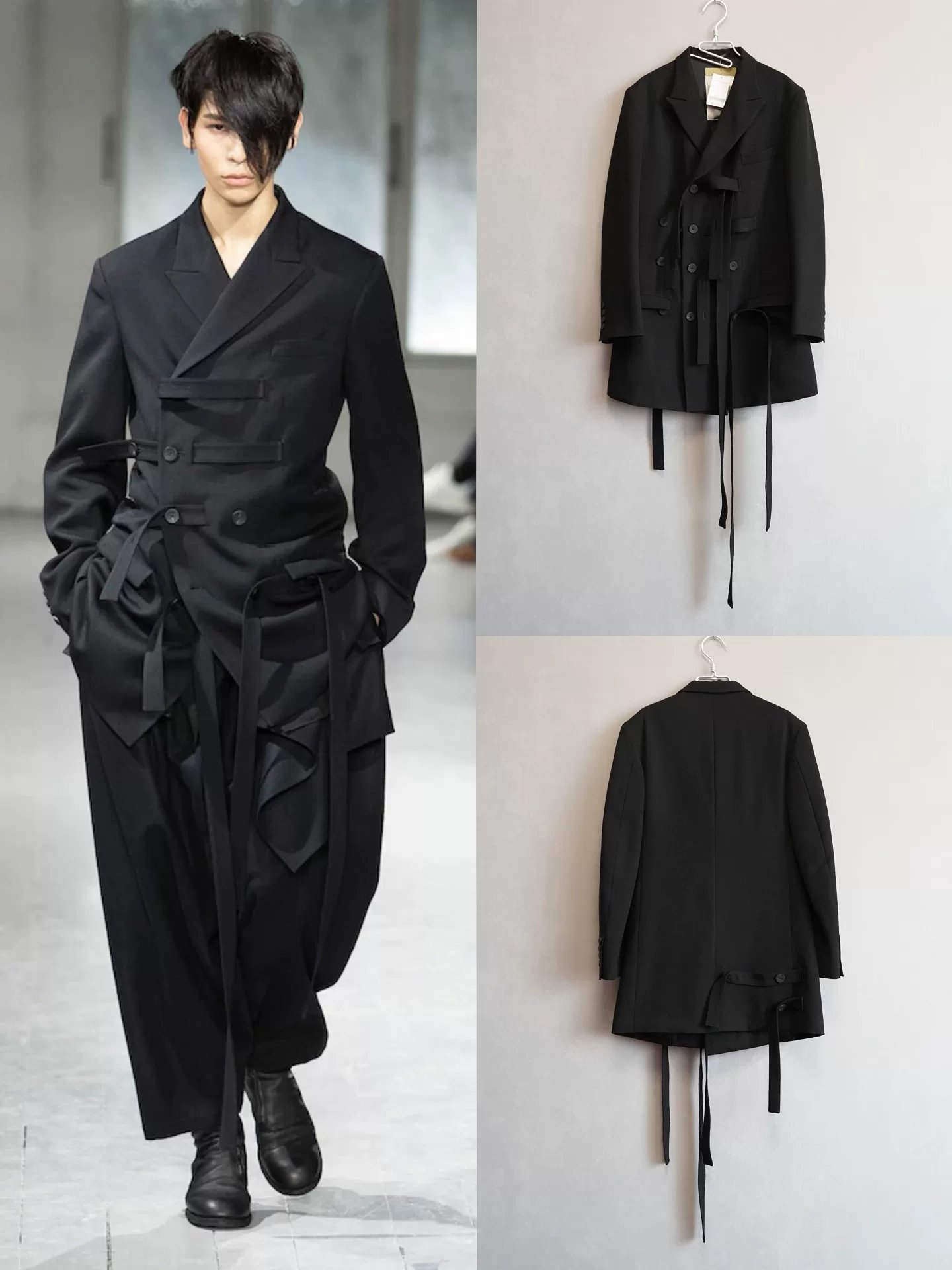 Yohji Yamamoto 23AW Raul Strap Jacket