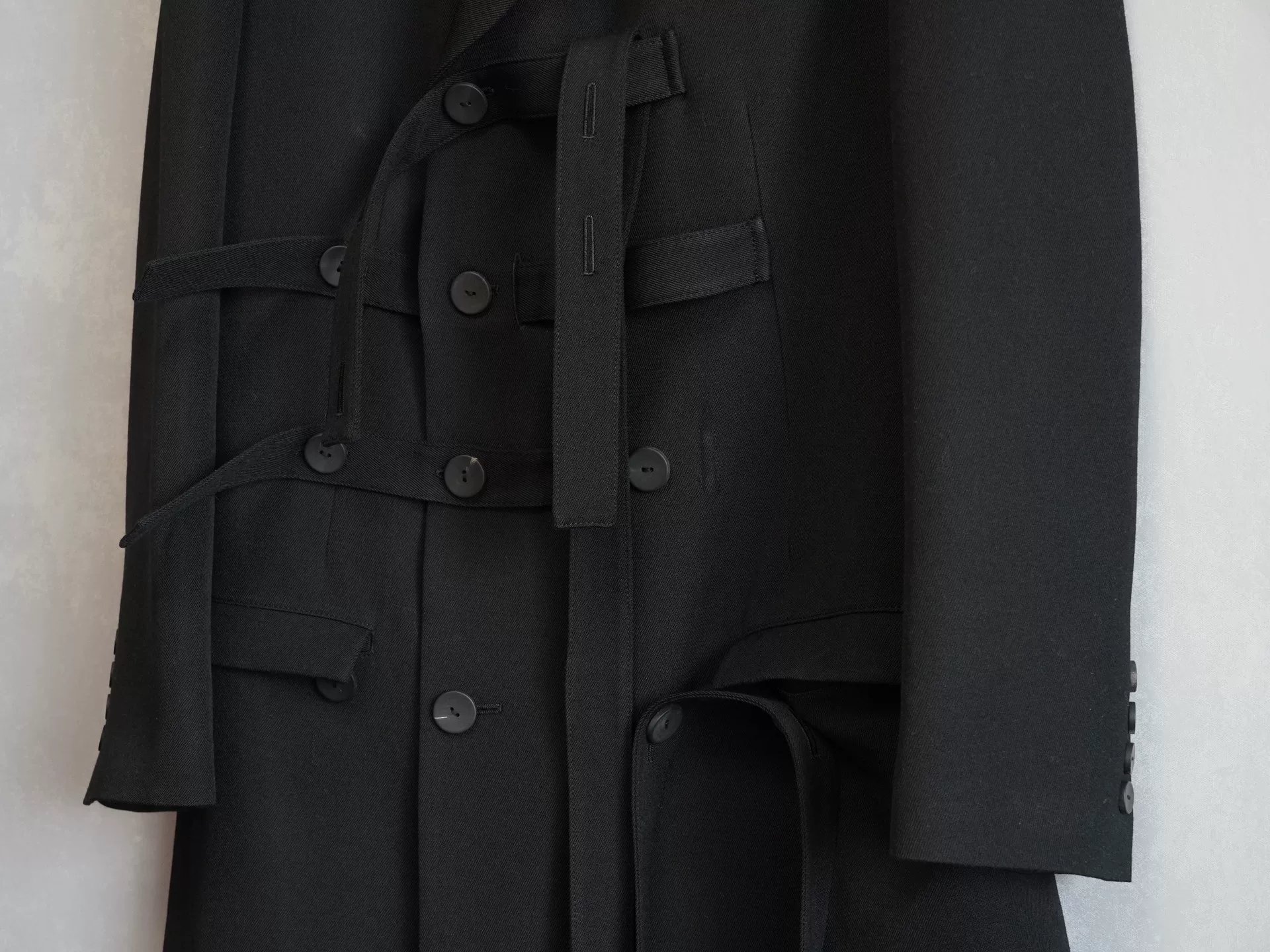 Yohji Yamamoto 23AW Raul Strap Jacket — label