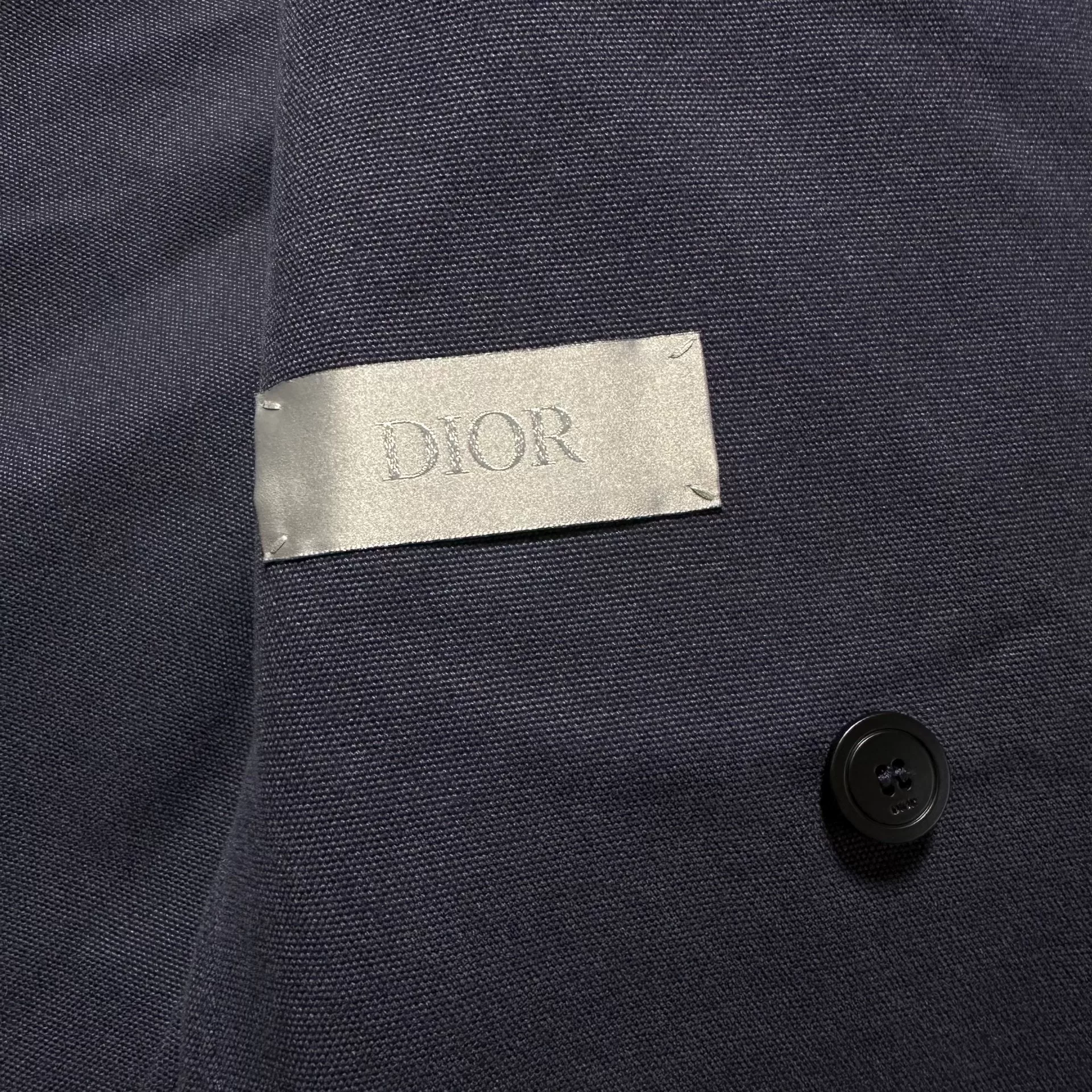 Dior Men 23ss Navy Runway Blazer — back