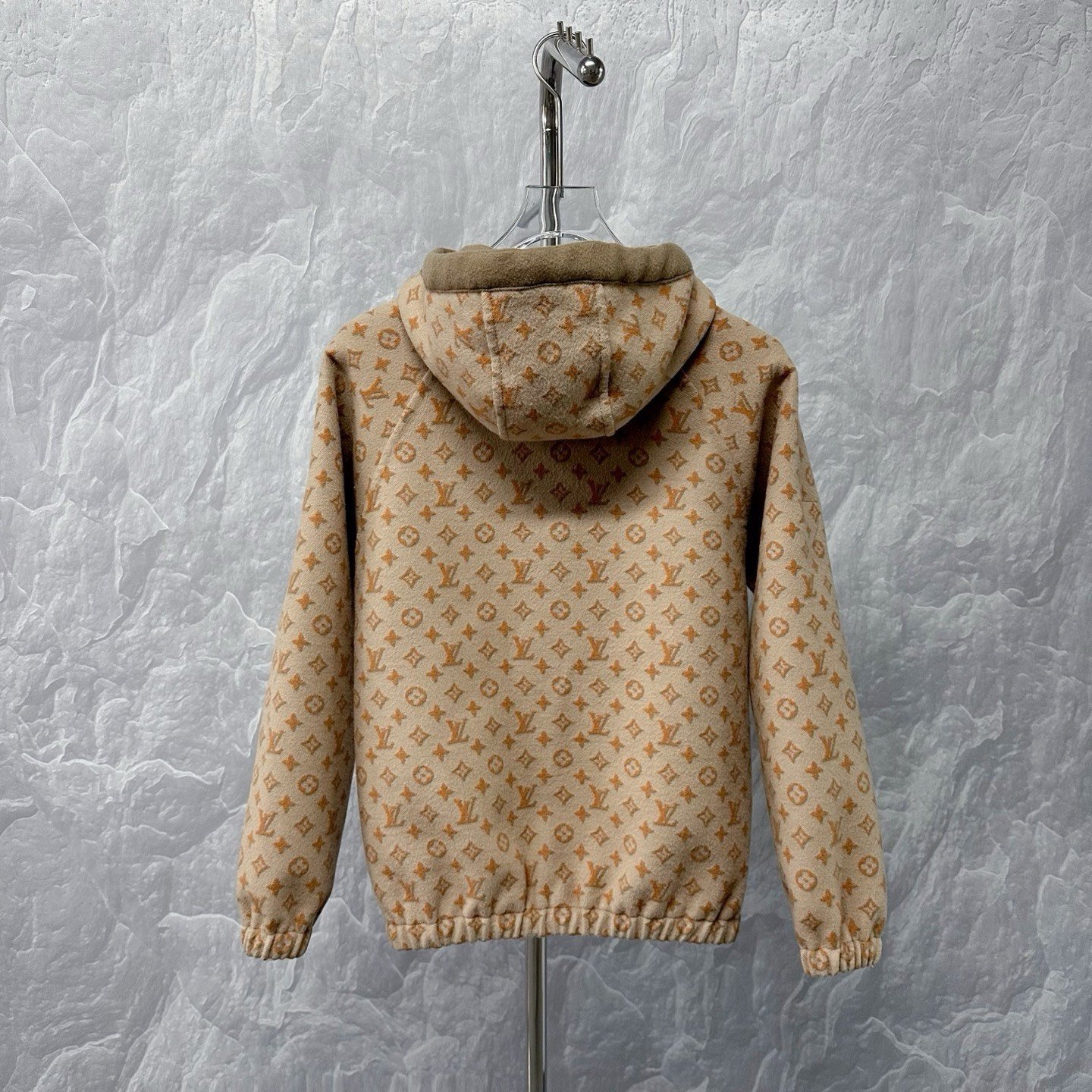 Louis Vuitton Reversible Wool Monogram Hooded Jacket — front