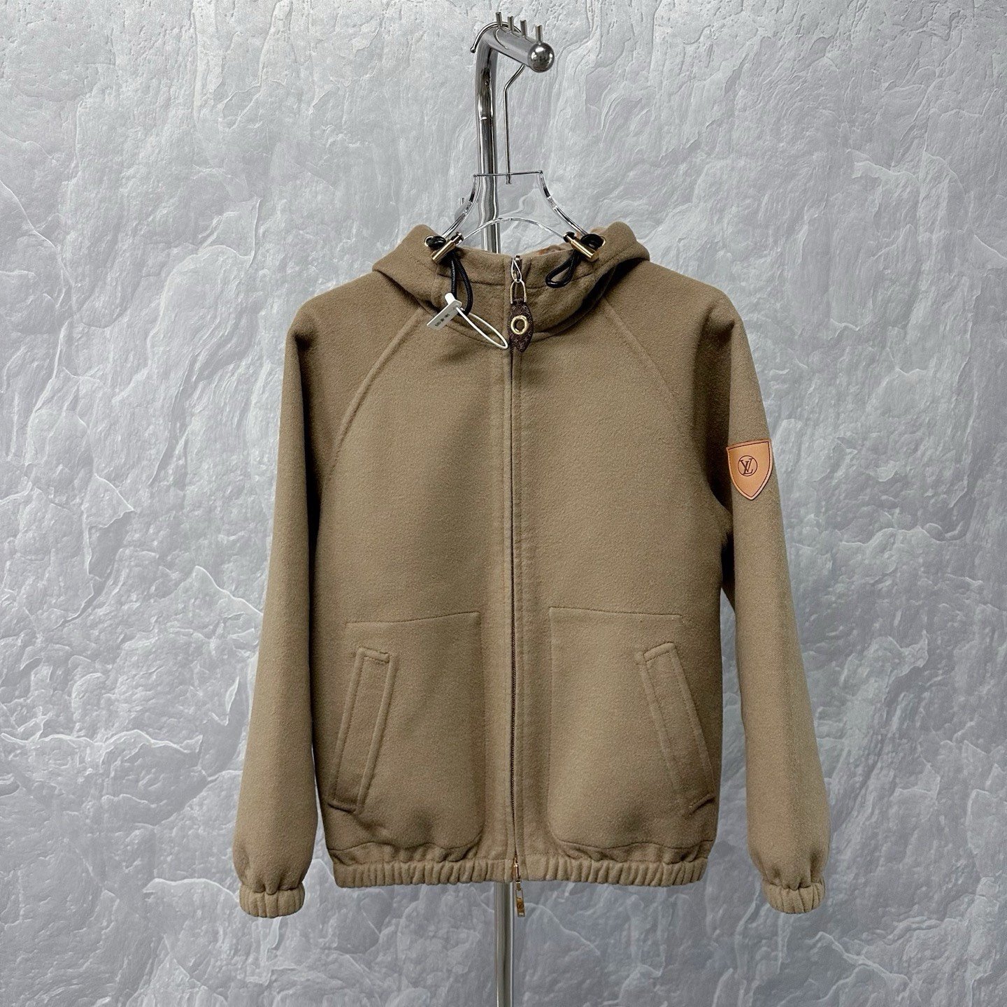 Louis Vuitton Reversible Wool Monogram Hooded Jacket — detail