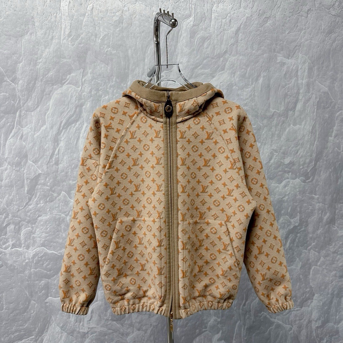 Louis Vuitton Reversible Wool Monogram Hooded Jacket