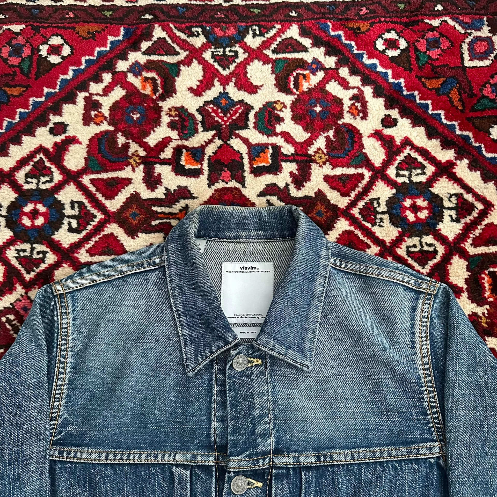 visvim 12aw 101 Denim Jacket — detail