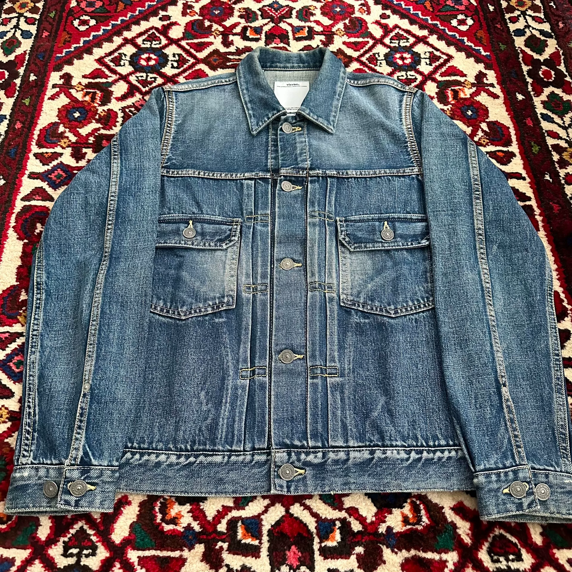 visvim 12aw 101 Denim Jacket — label