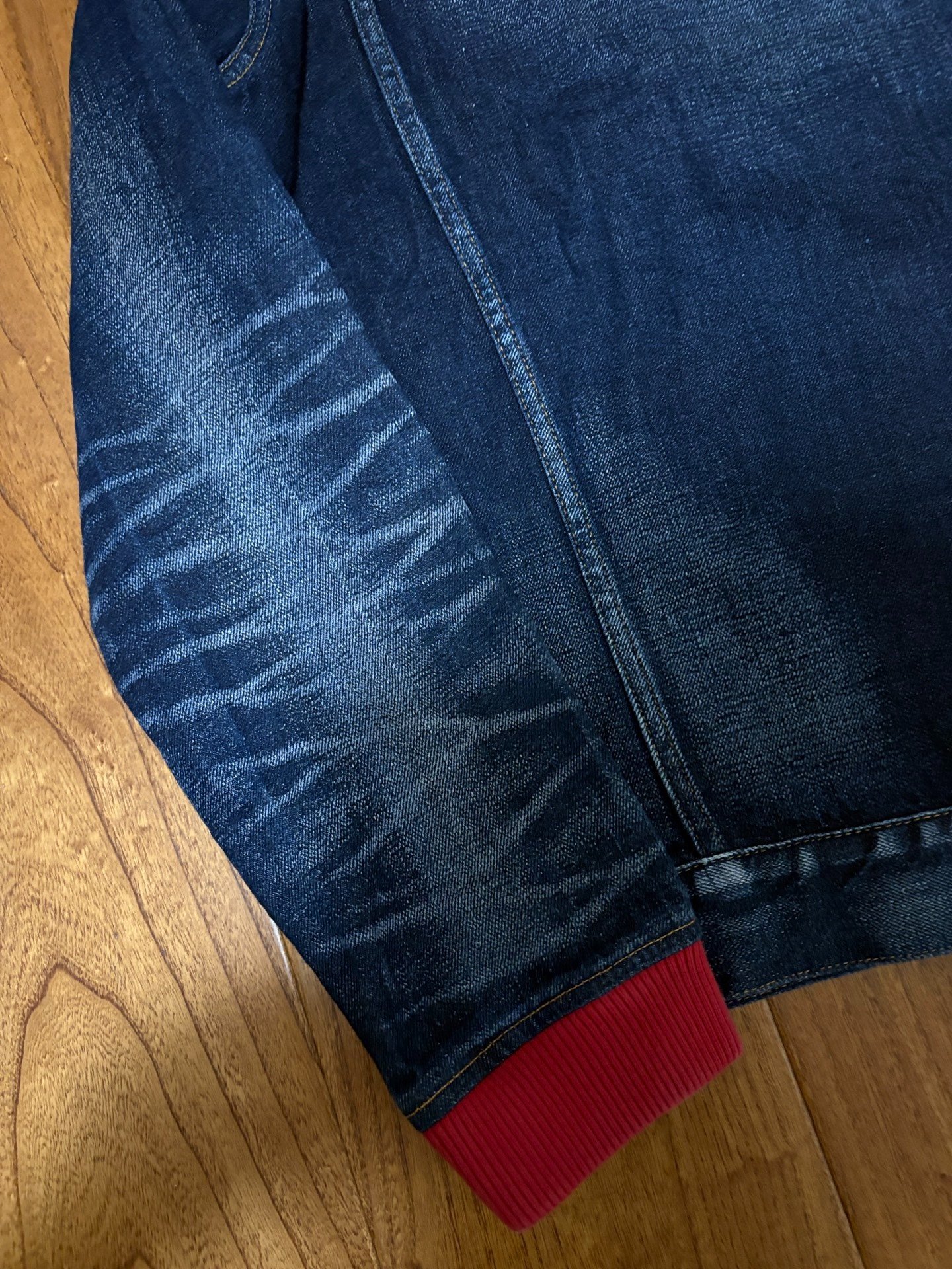 Denim by Vanquish & Fragment Denim Jacket — label