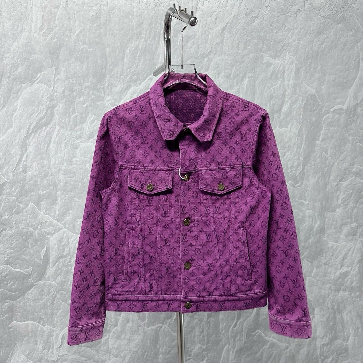 Louis Vuitton Purple Monogram Denim Jacket