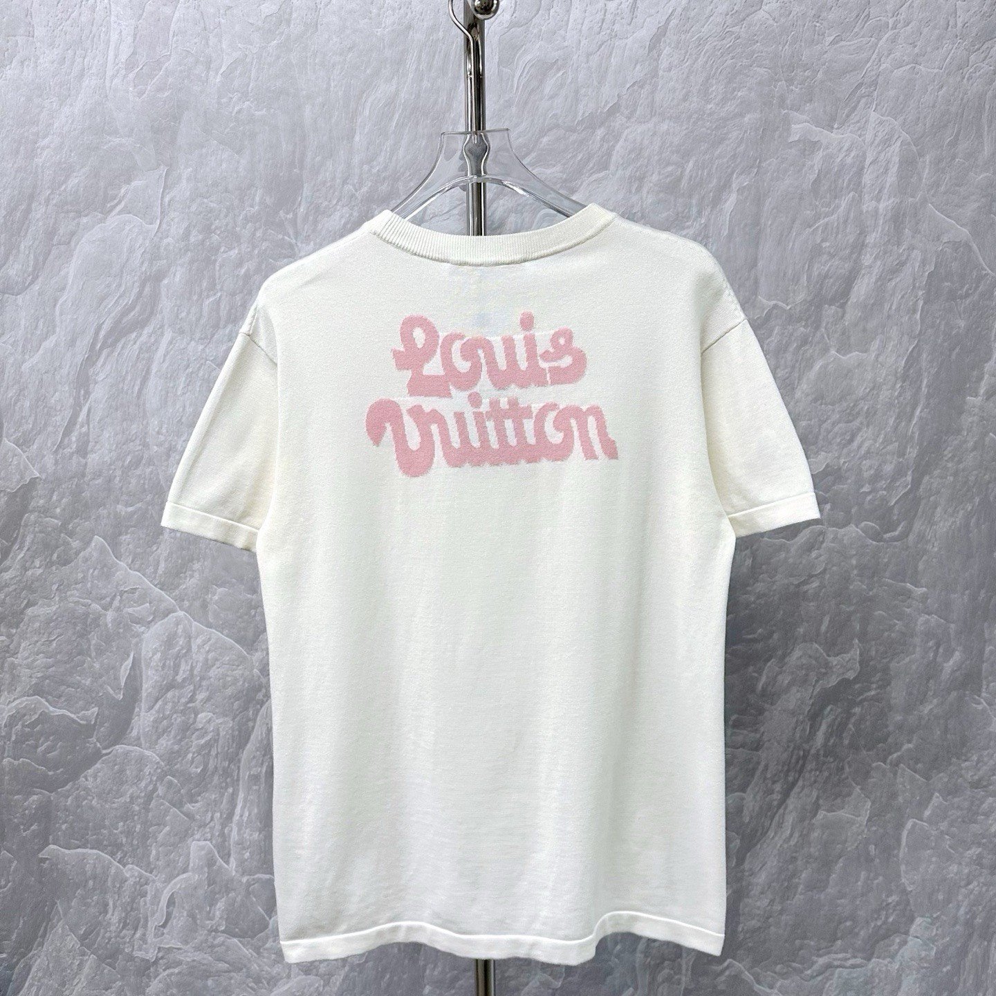 Louis Vuitton FW24 Tyler Flower Logo Knit Tee — back