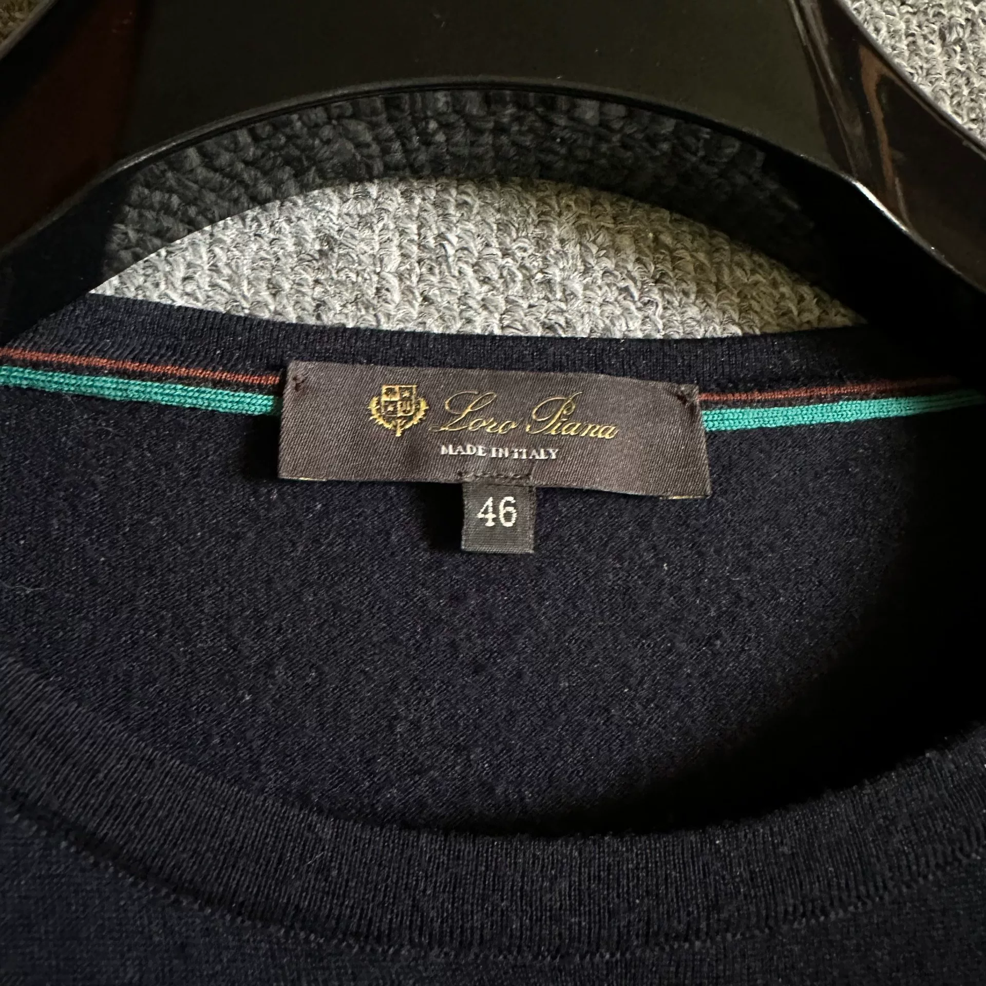 Loro Piana Solid Long-Sleeve Knit Sweater — front