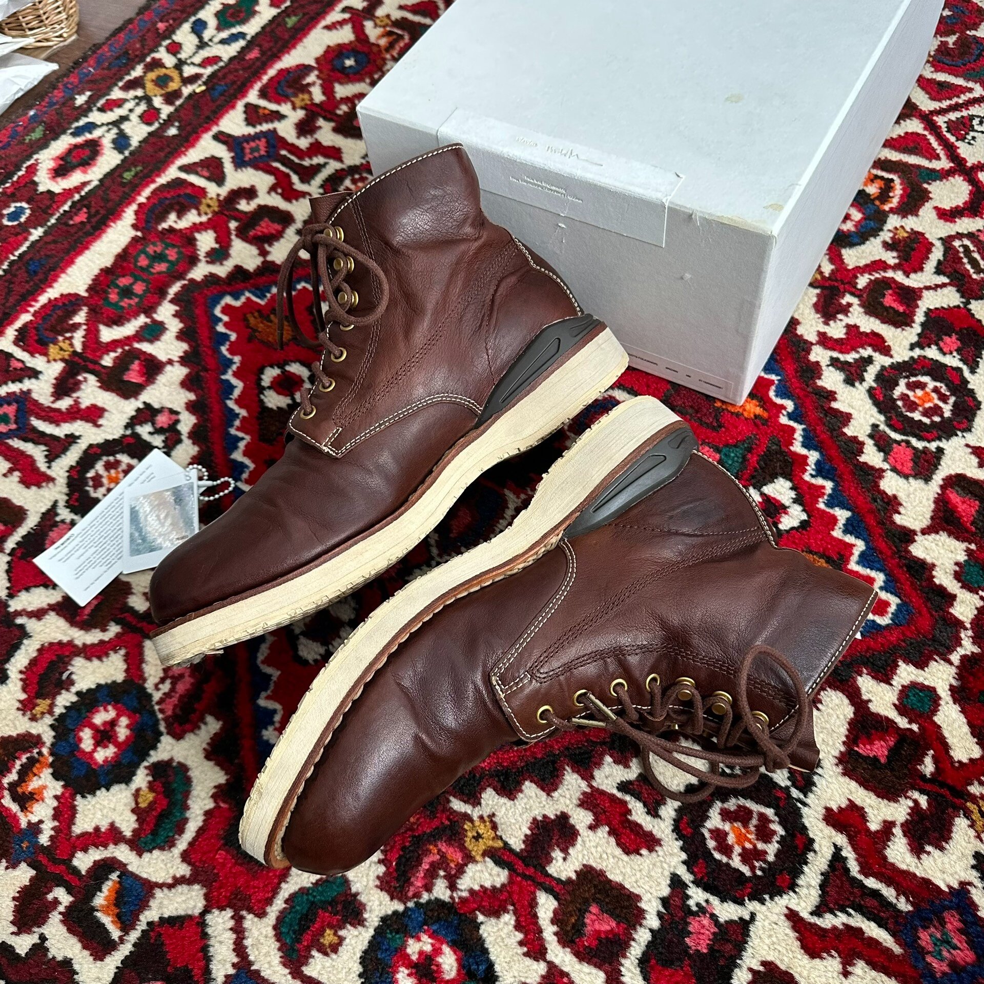visvim 15aw Virgil Kangaroo Leather Boots M9 — back