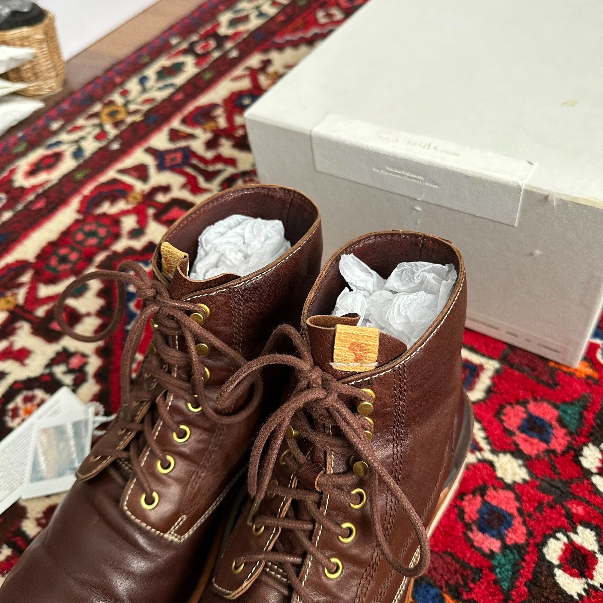 visvim 15aw Virgil Kangaroo Leather Boots M9 — detail