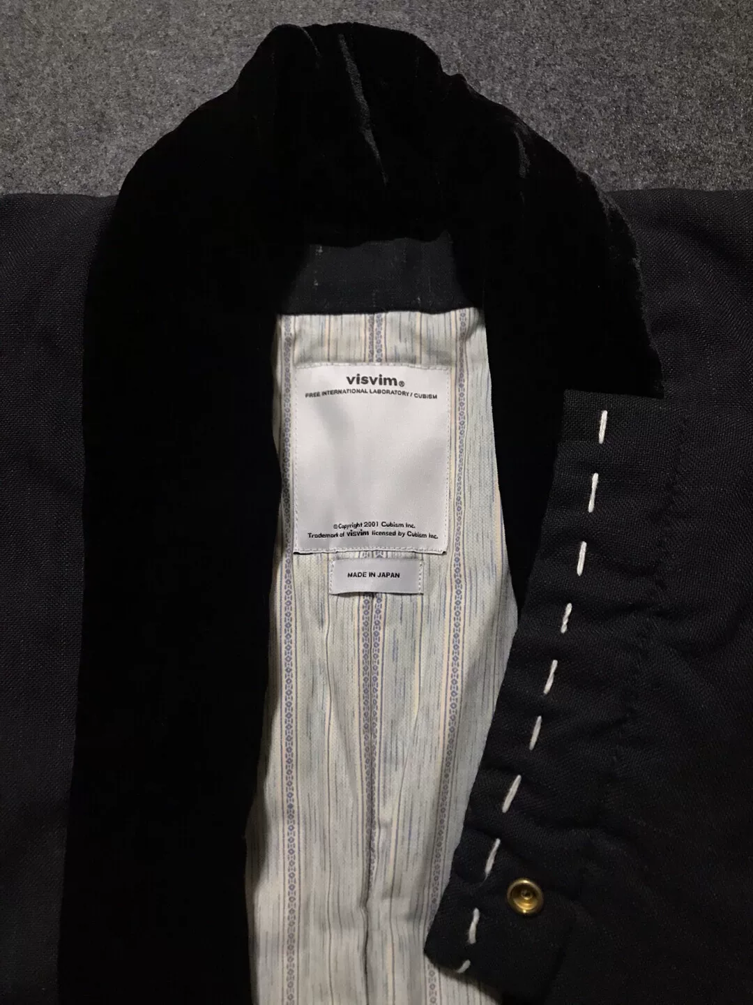 Visvim Dotera 16AW Down Coat — detail