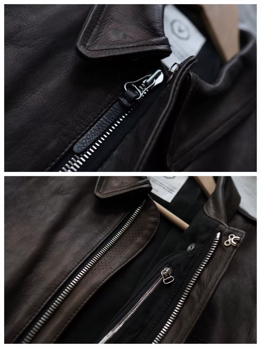 visvim Elmendorf Leather Jacket — back