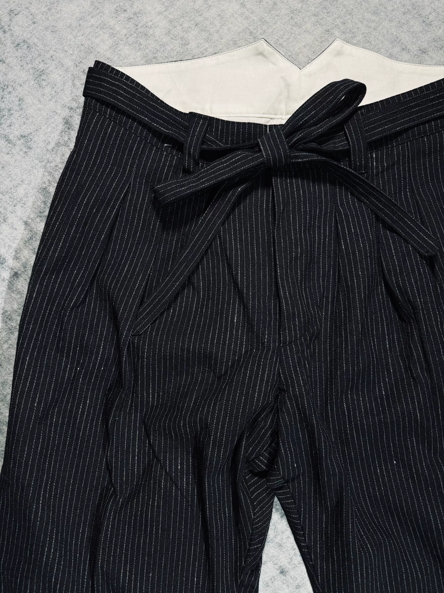 visvim Hakama Pants Santome 21AW — detail