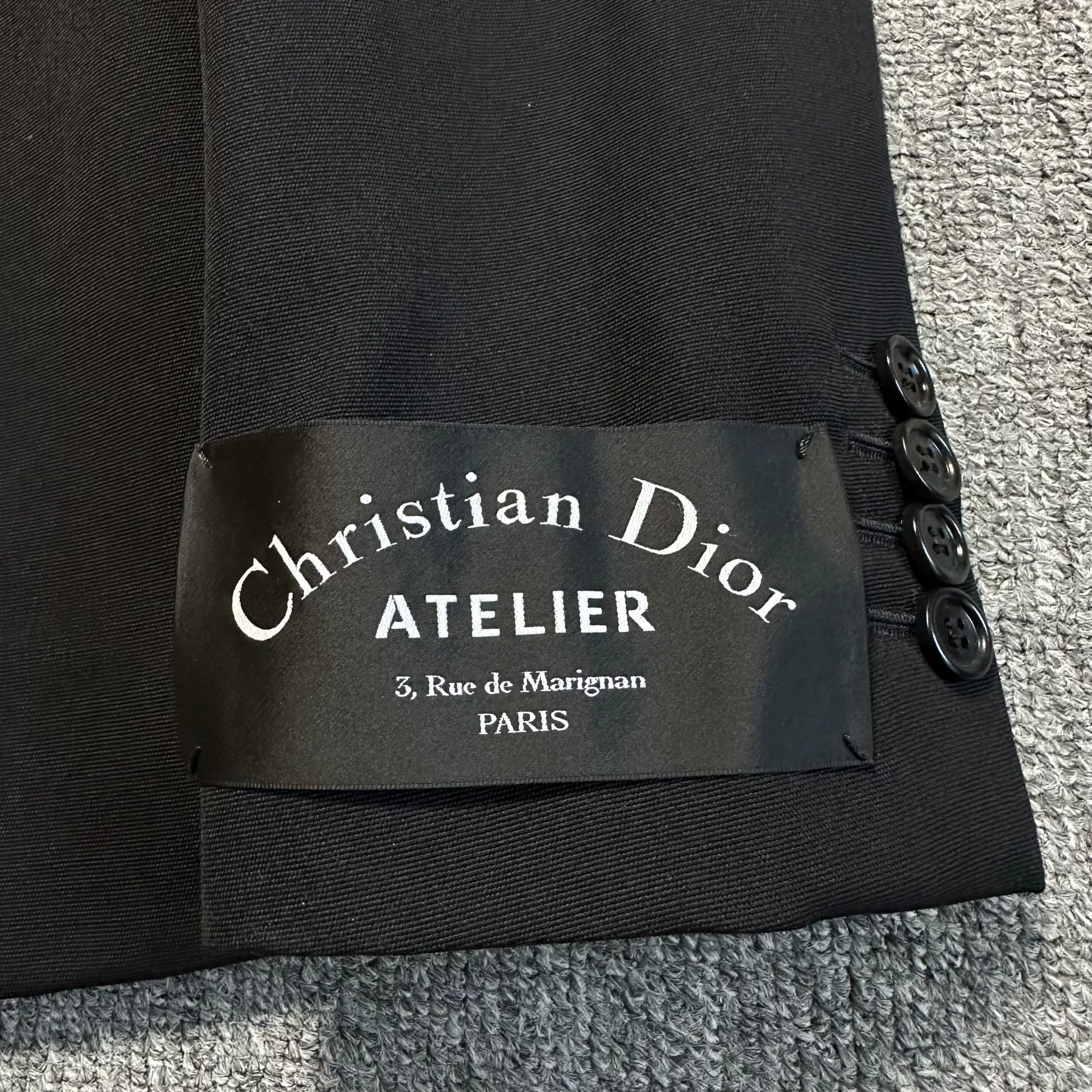Dior Homme 18ss Double-Breasted Suit — front