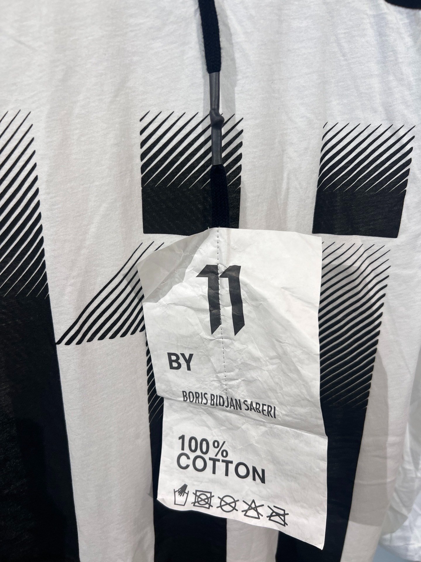 Boris Bidjan Saberi 11by bbs LS4 T-shirt — back