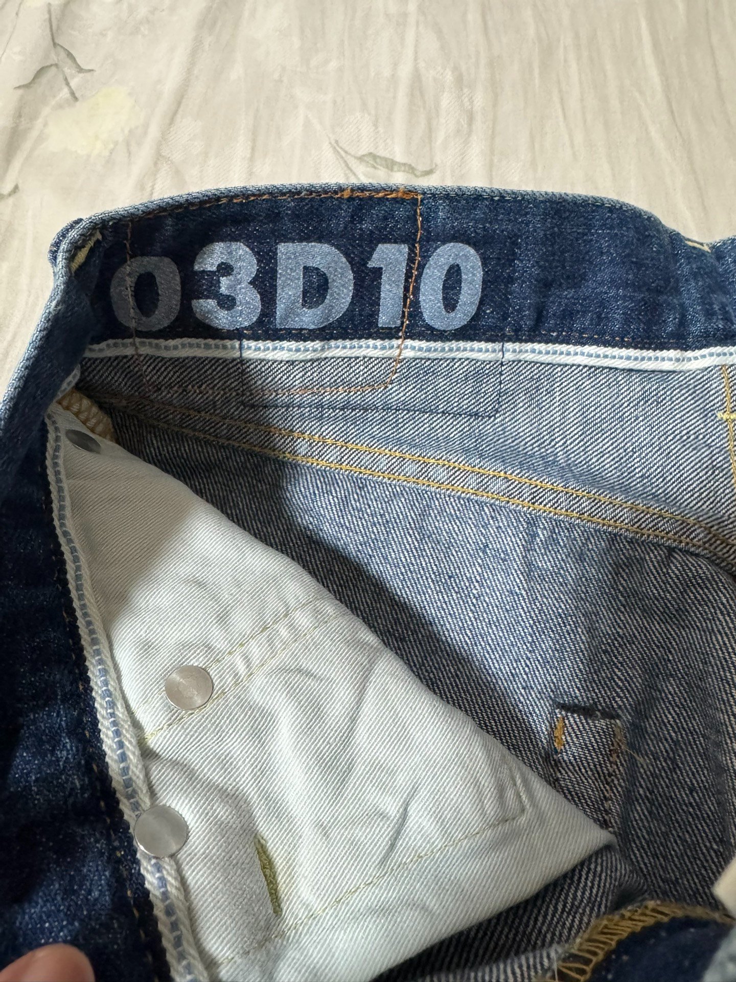visvim 17SS Social Sculpture 03D10 Jeans — detail