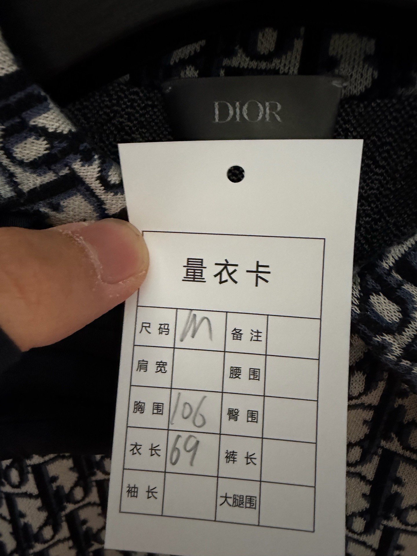 Dior Logo Print Black White Shirt — detail
