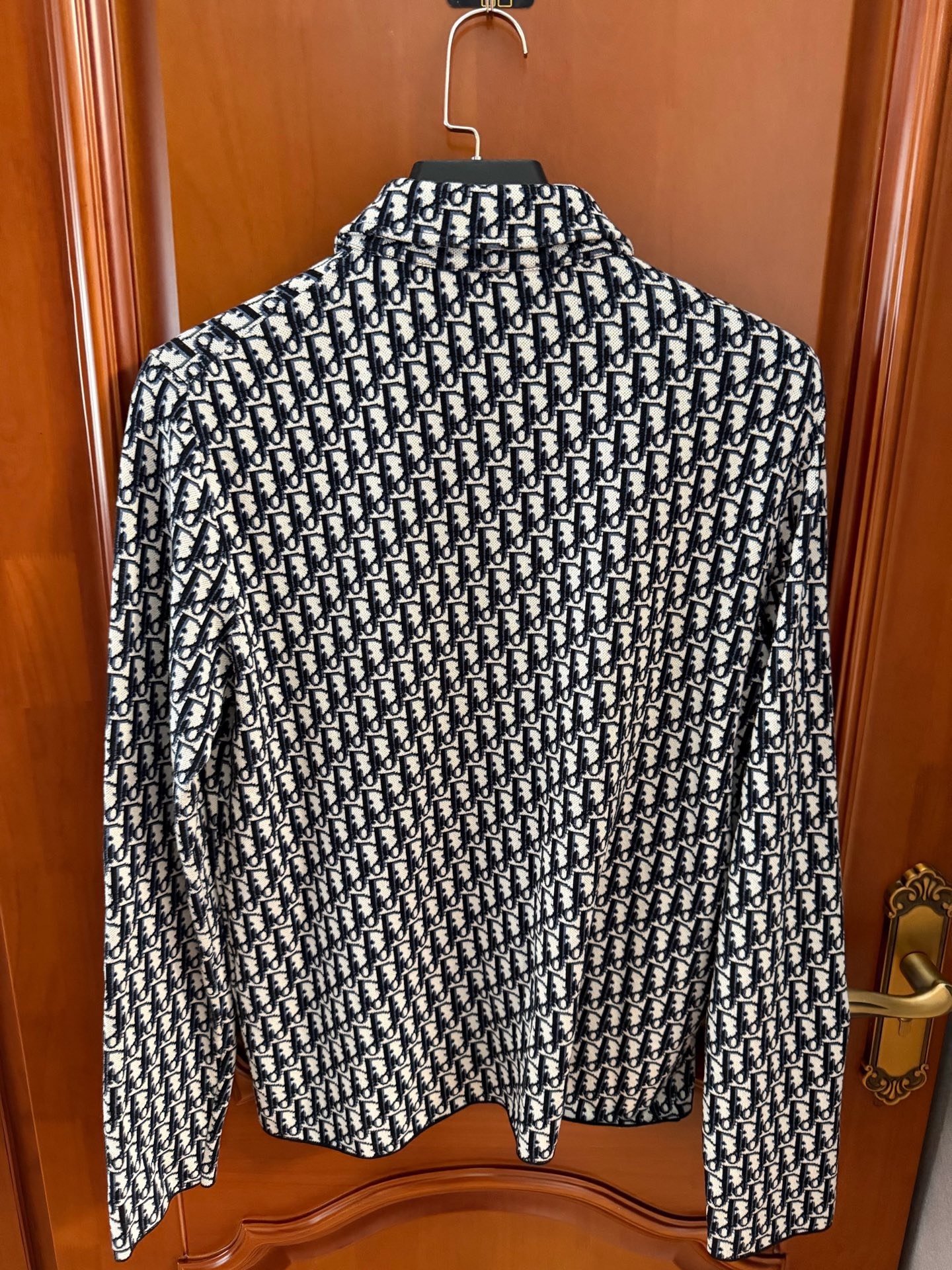 Dior Logo Print Black White Shirt — front