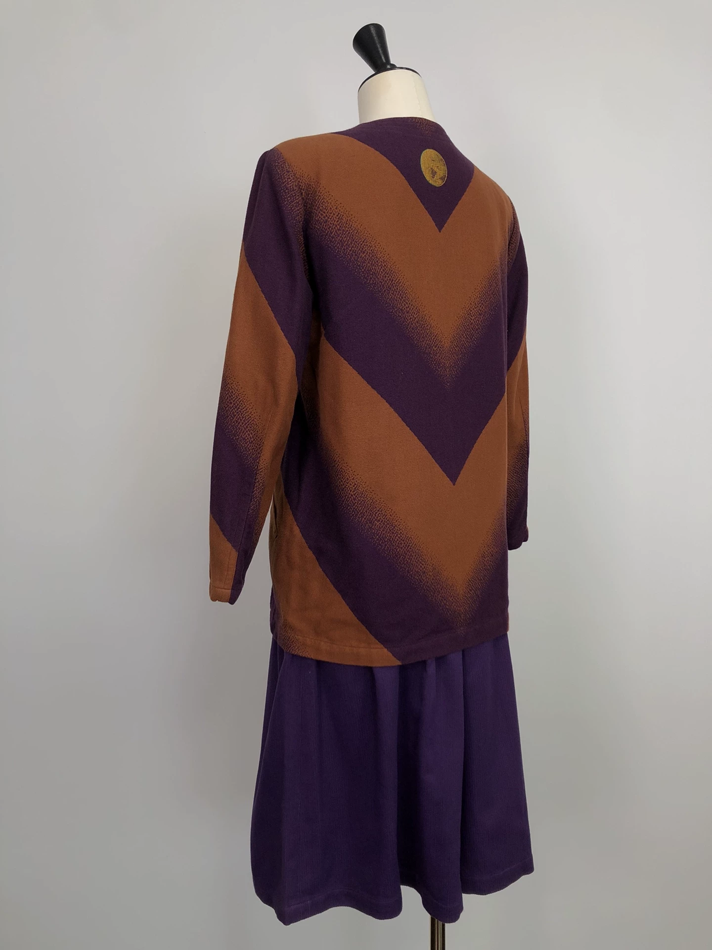 Issey Miyake 1970s Japanese-Style Suit — back