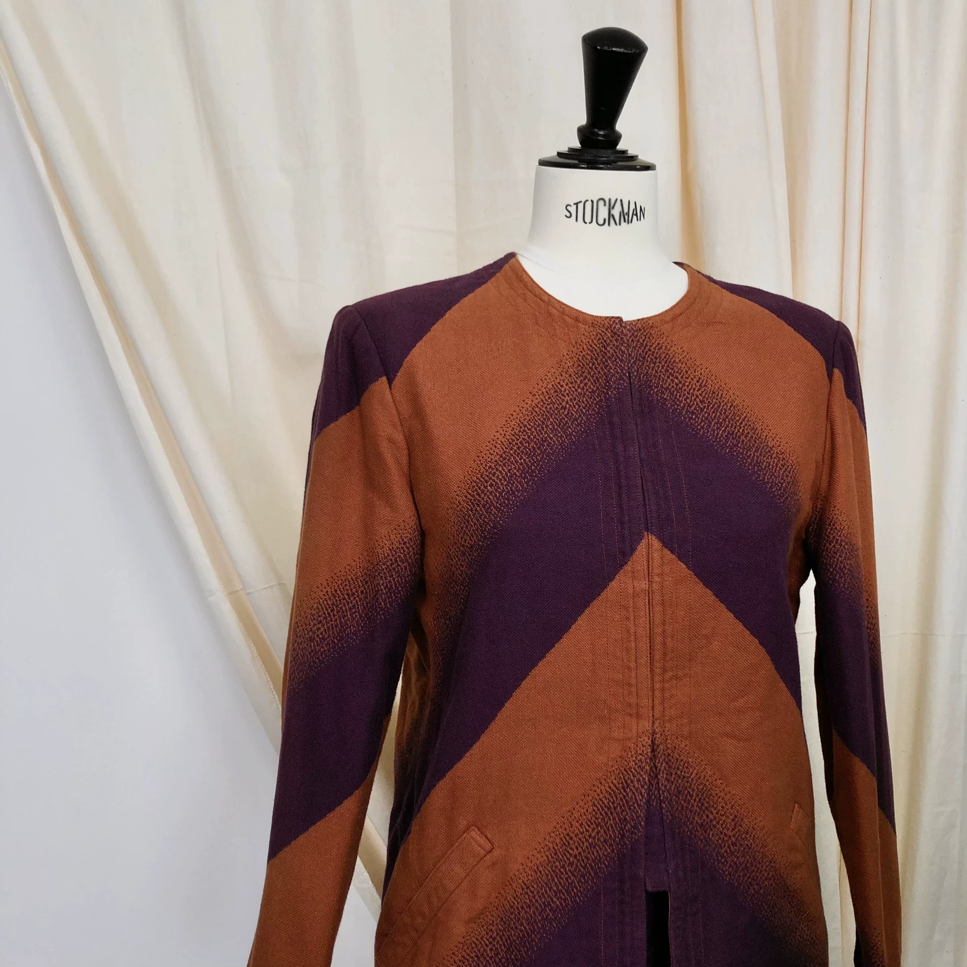 Issey Miyake 1970s Japanese-Style Suit — detail