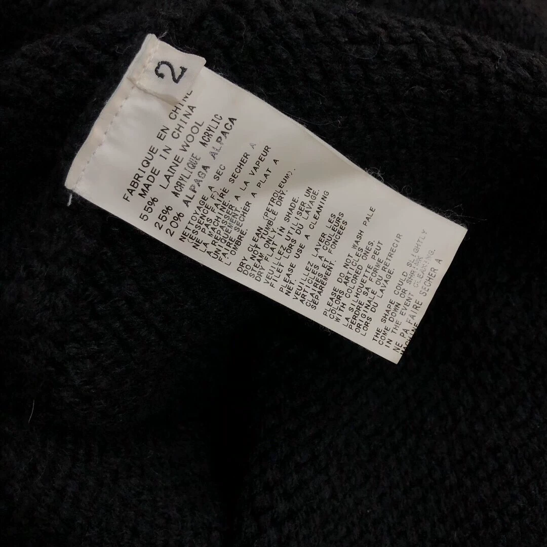Yohji Yamamoto 2011AW Skeleton Runway Sweater — back