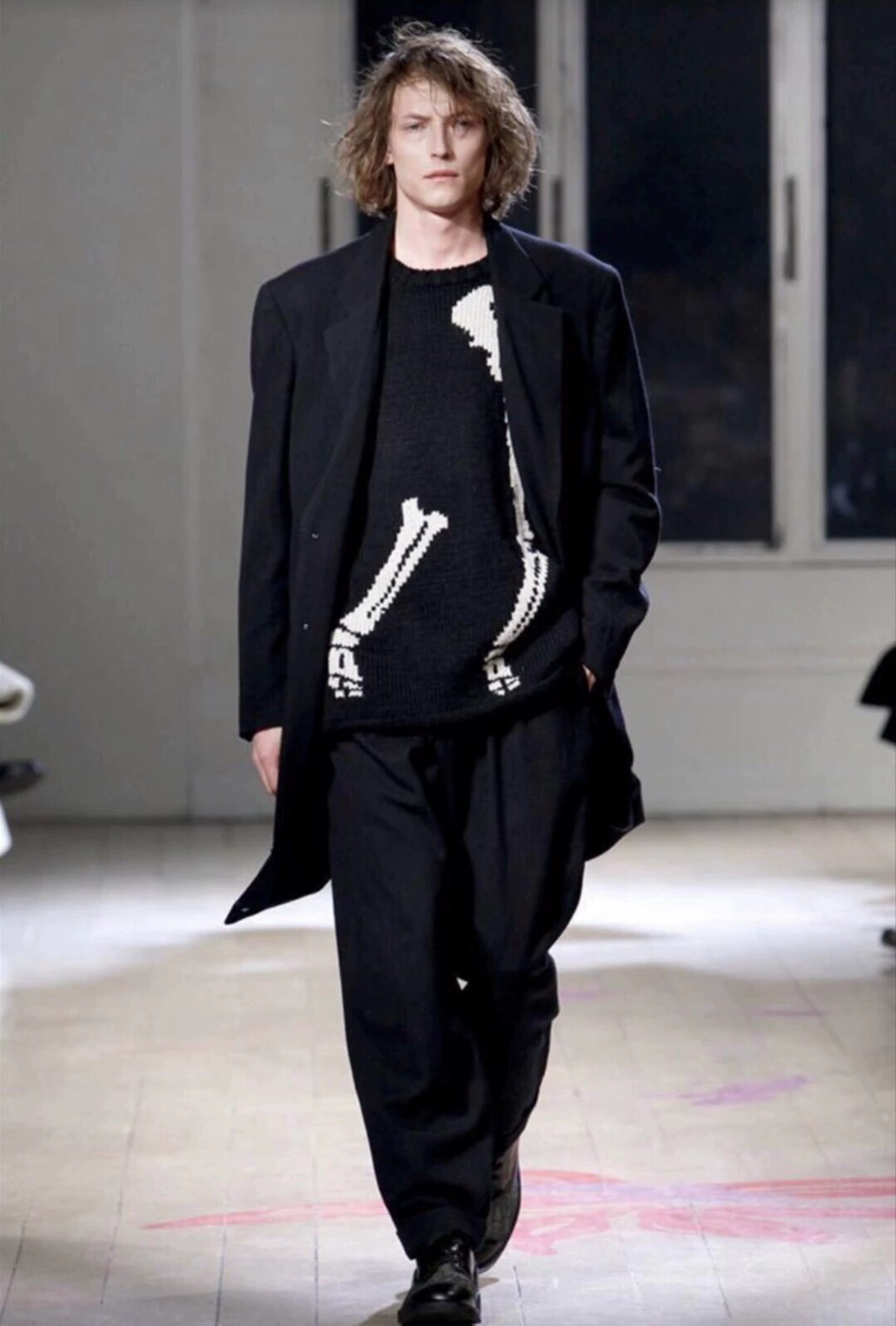 Yohji Yamamoto 2011AW Skeleton Runway Sweater — label