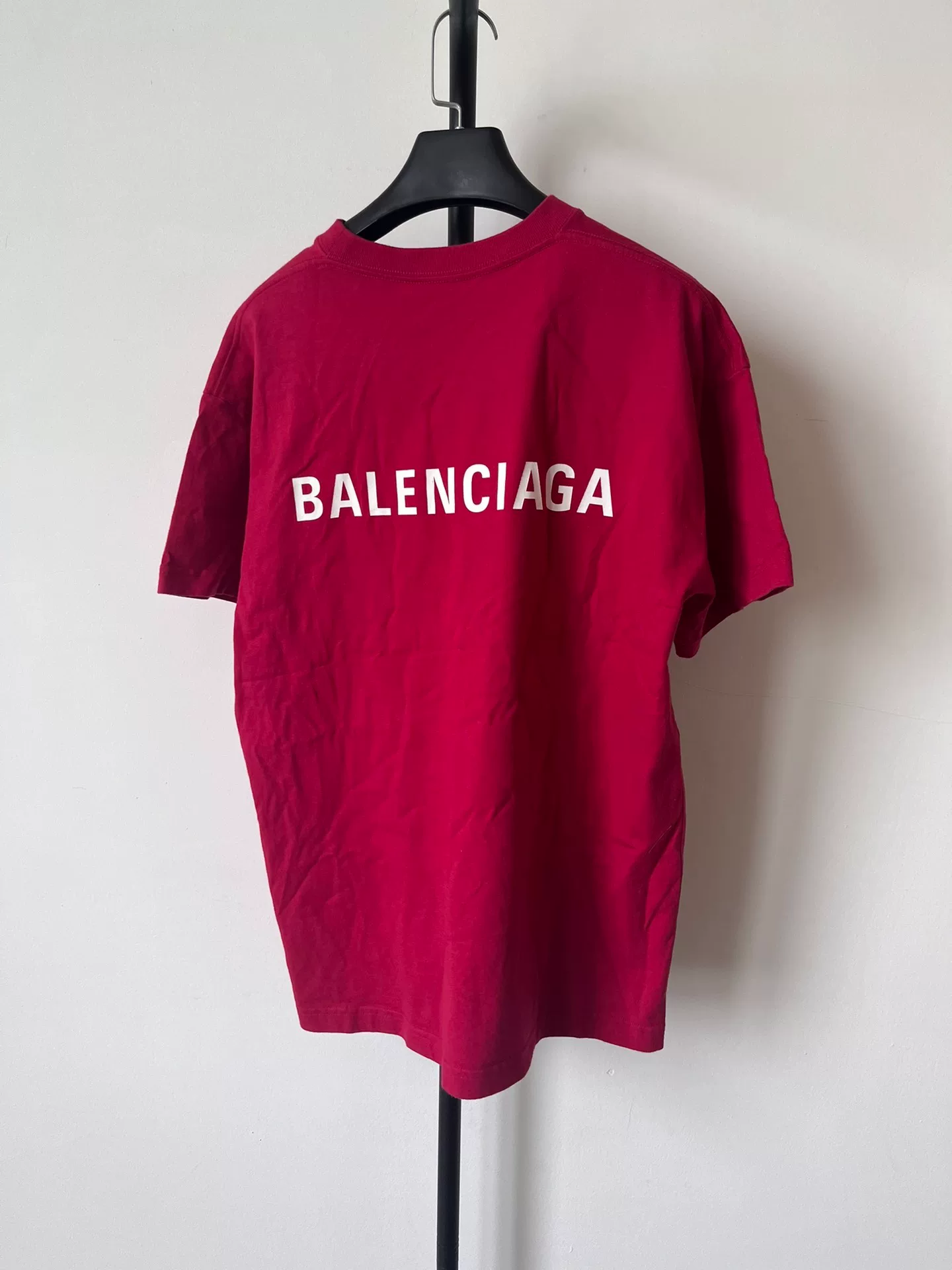 Balenciaga Logo Short-Sleeve T-Shirt — front