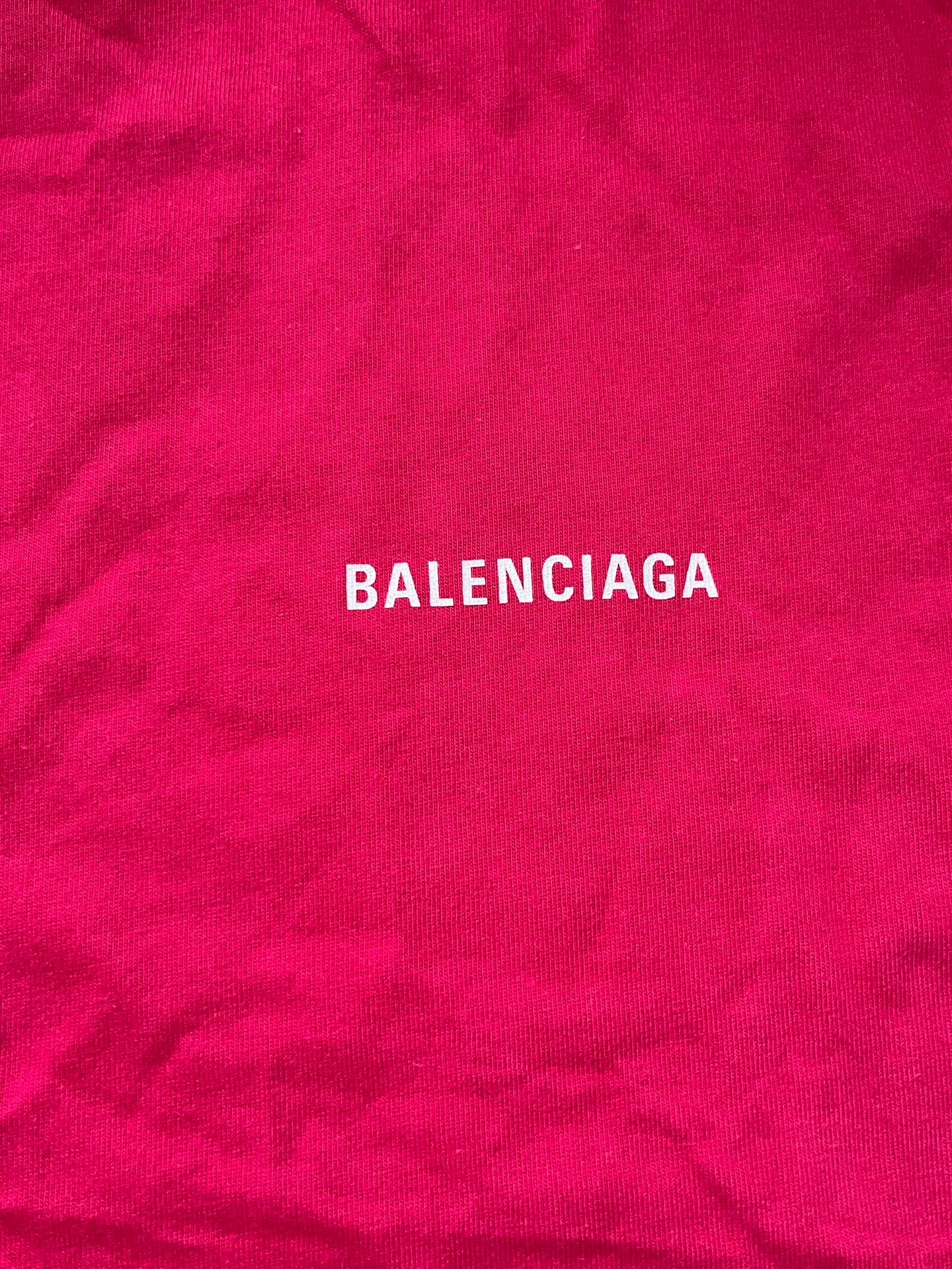Balenciaga Logo Short-Sleeve T-Shirt — detail