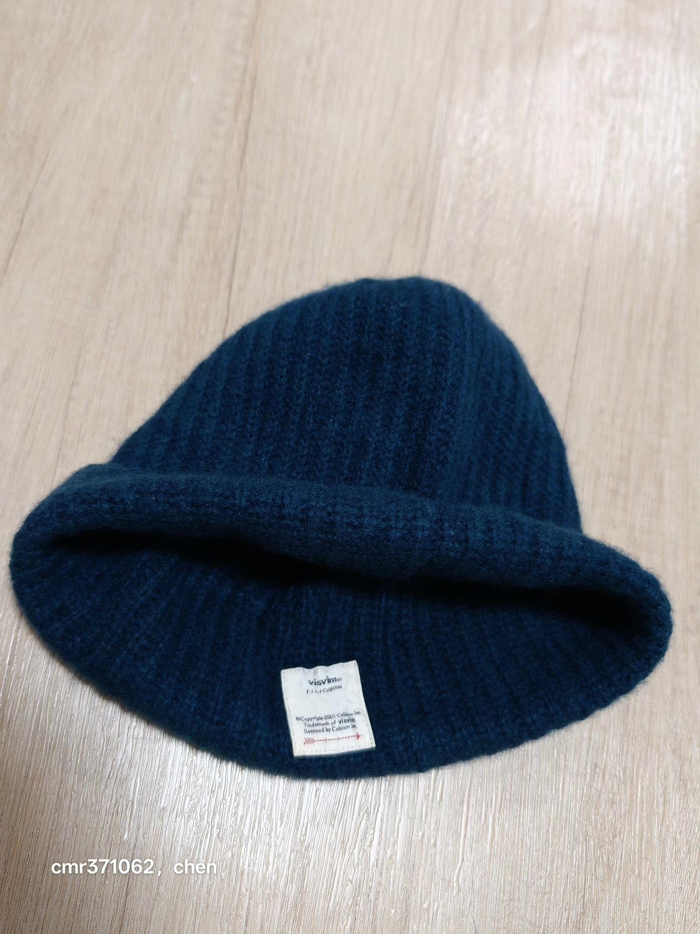 visvim 18AW Spot Knit Wool Beanie — detail
