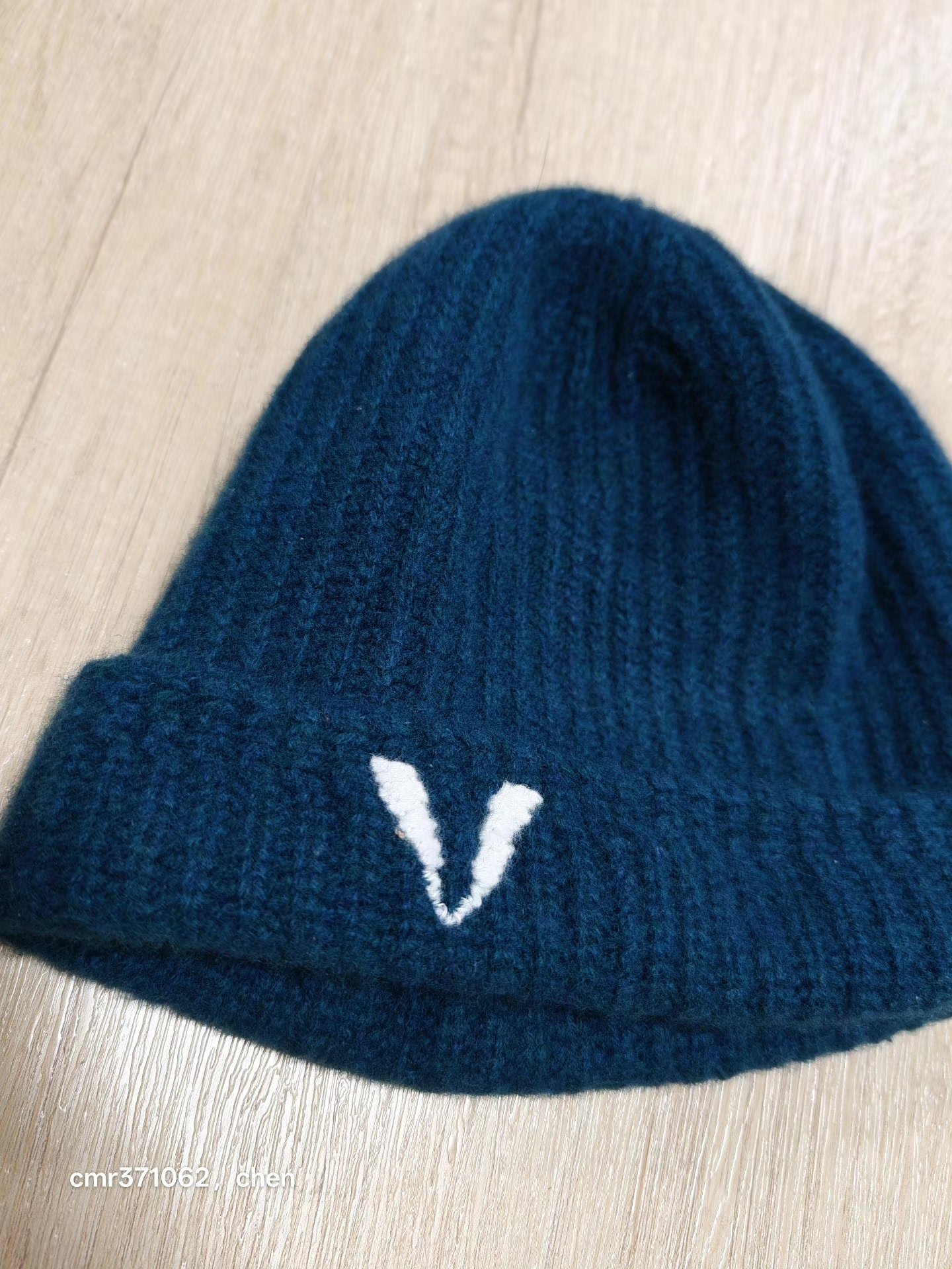 visvim 18AW Spot Knit Wool Beanie — back