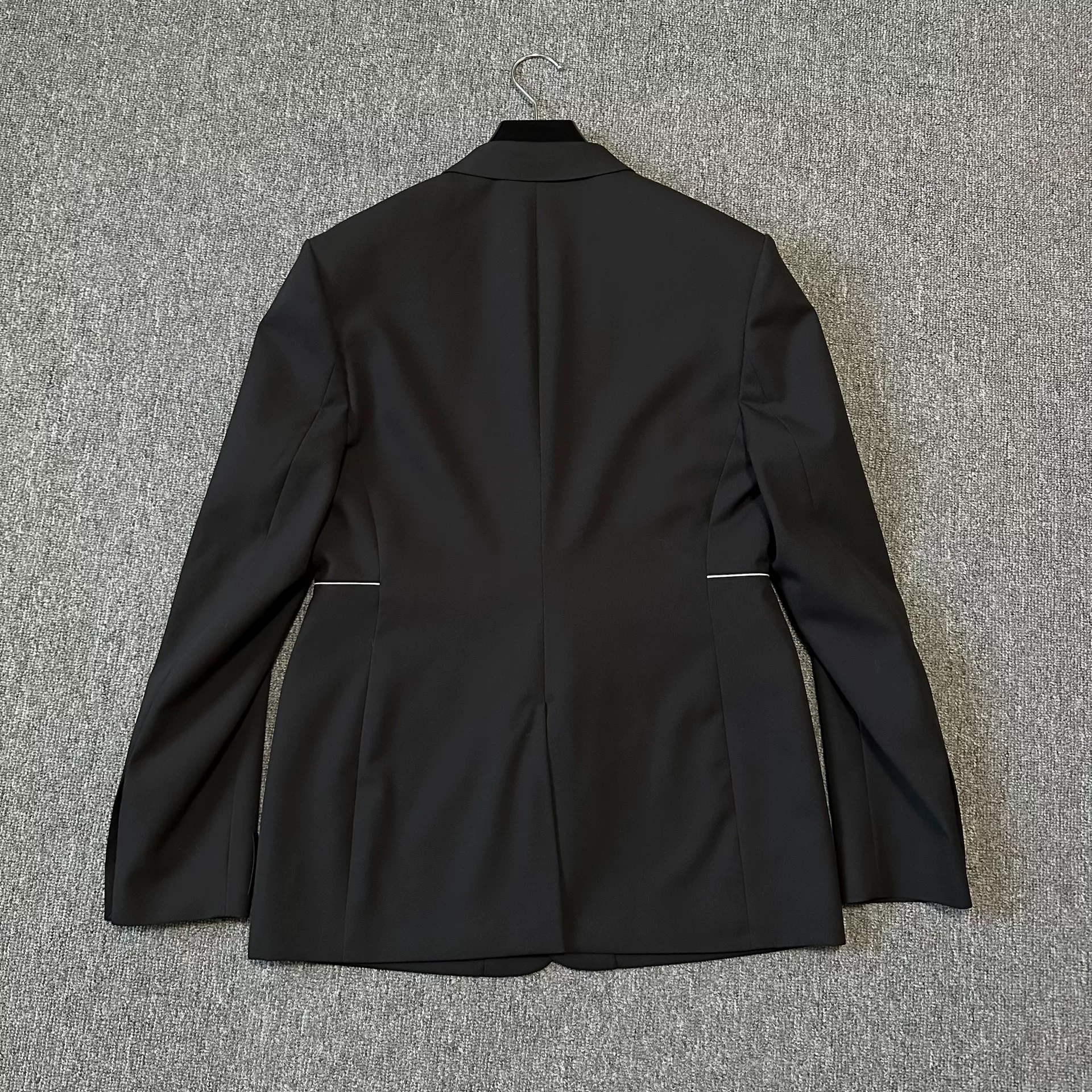 Dior Homme 18FW White Line Wool Blazer — detail