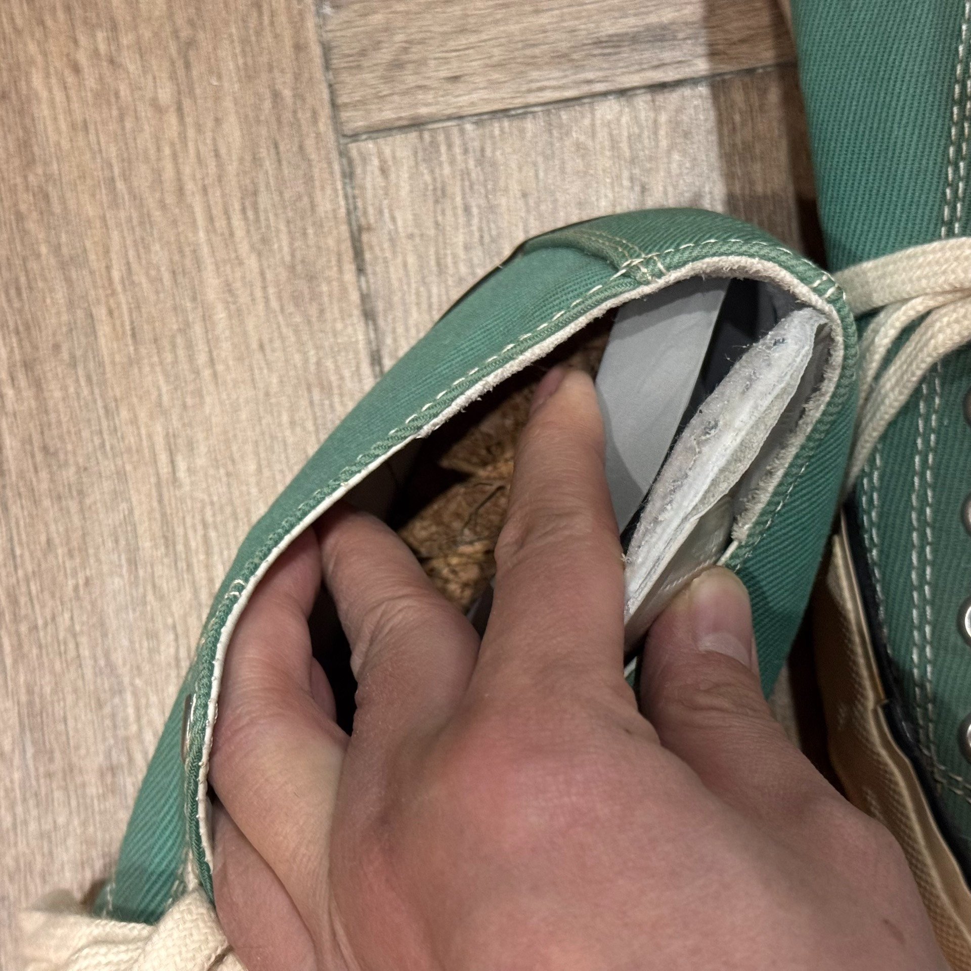 visvim Skagway Low Sneakers — label