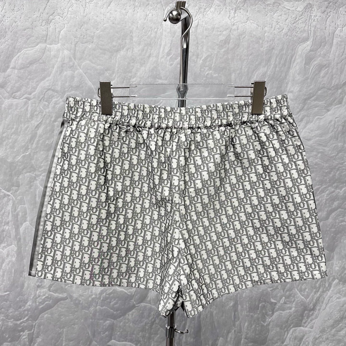 Dior Monogram Jacquard Side Zipper Shorts — front
