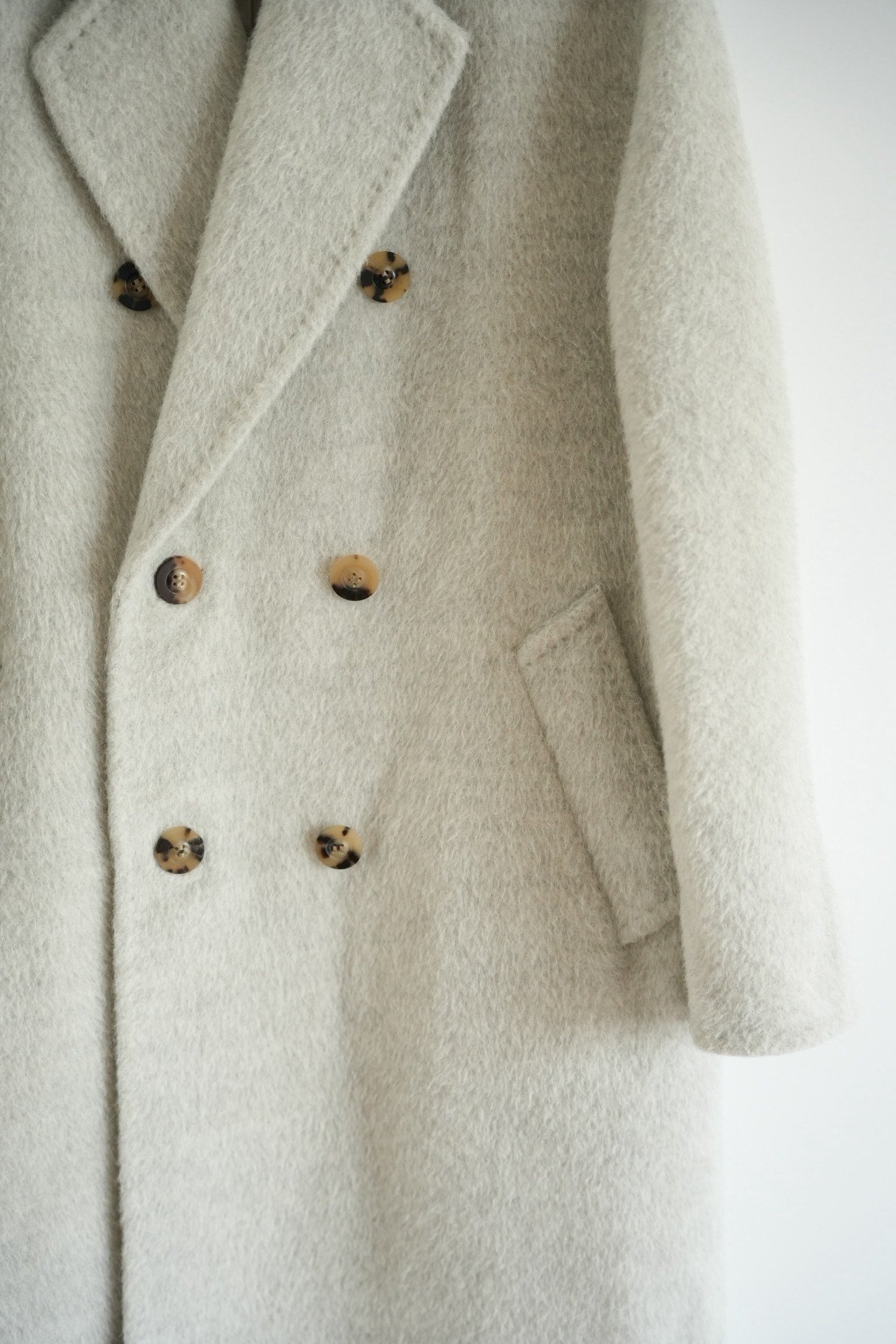 Keigan Black Label Alpaca Wool Coat — label