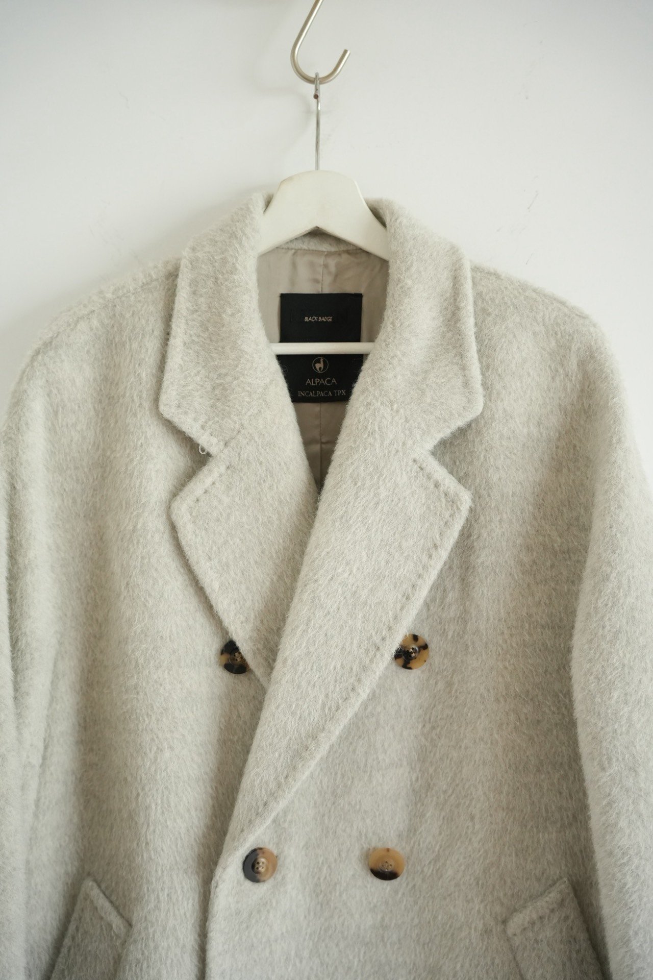 Keigan Black Label Alpaca Wool Coat — back