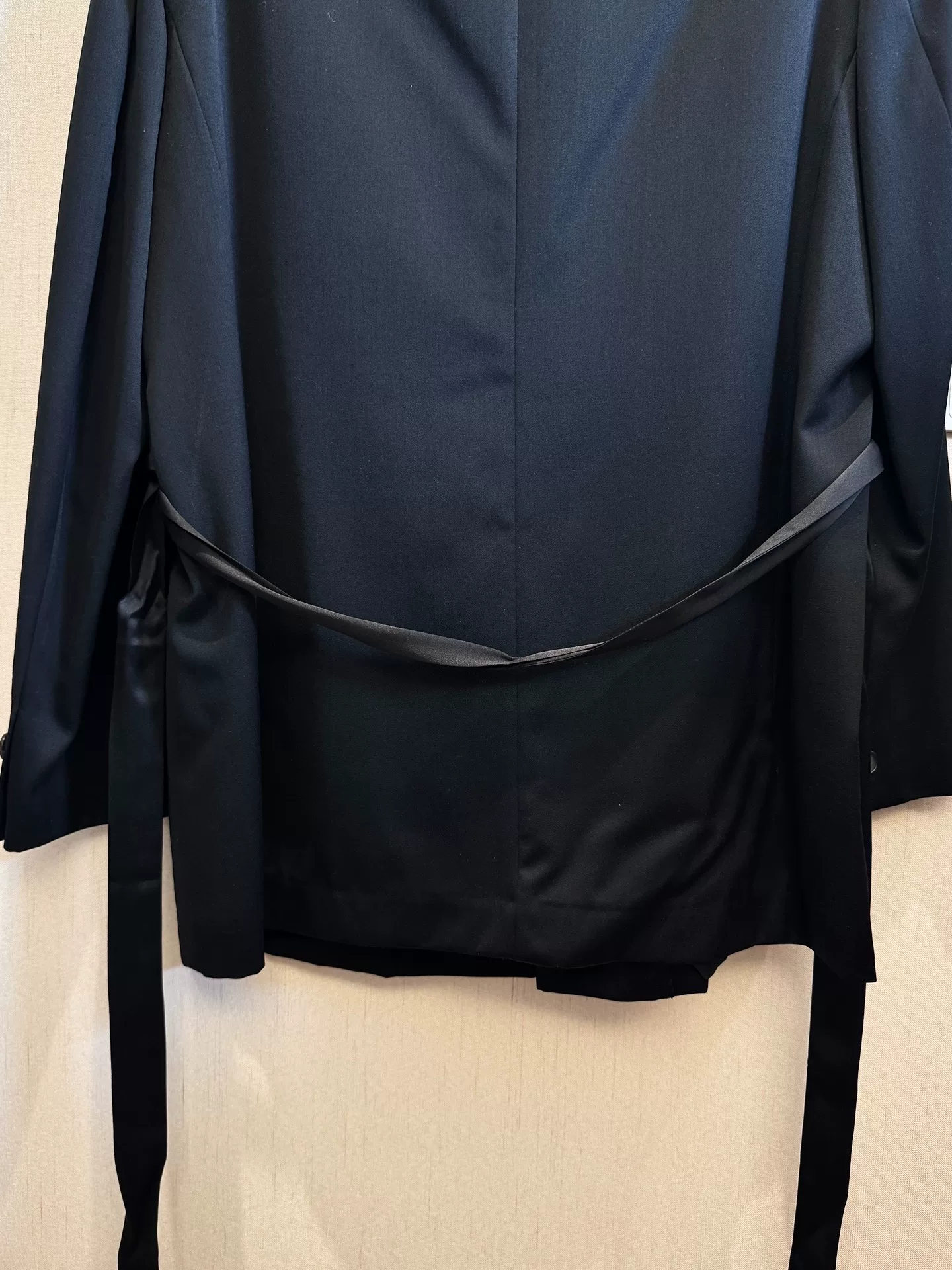 Yohji Yamamoto 99AW Wool Shawl Collar Suit — front