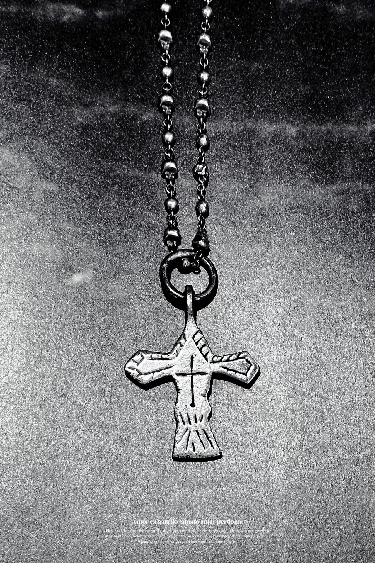 Yohji Yamamoto Maltese Cross Pendant — front