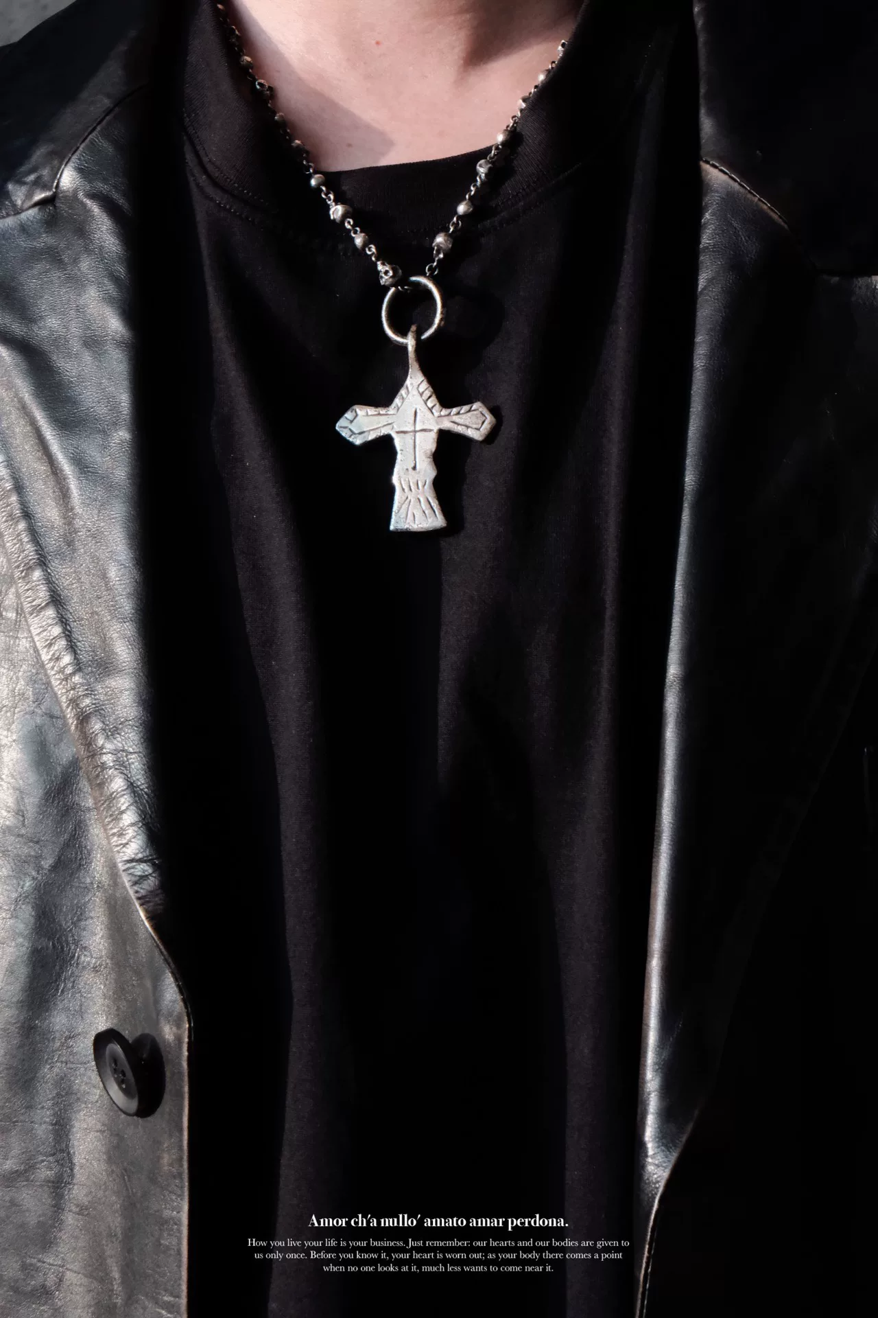 Yohji Yamamoto Maltese Cross Pendant