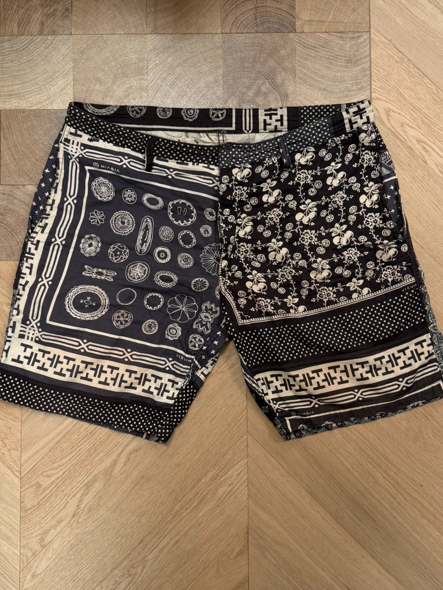 visvim 19SS ict pastoral bandana shorts