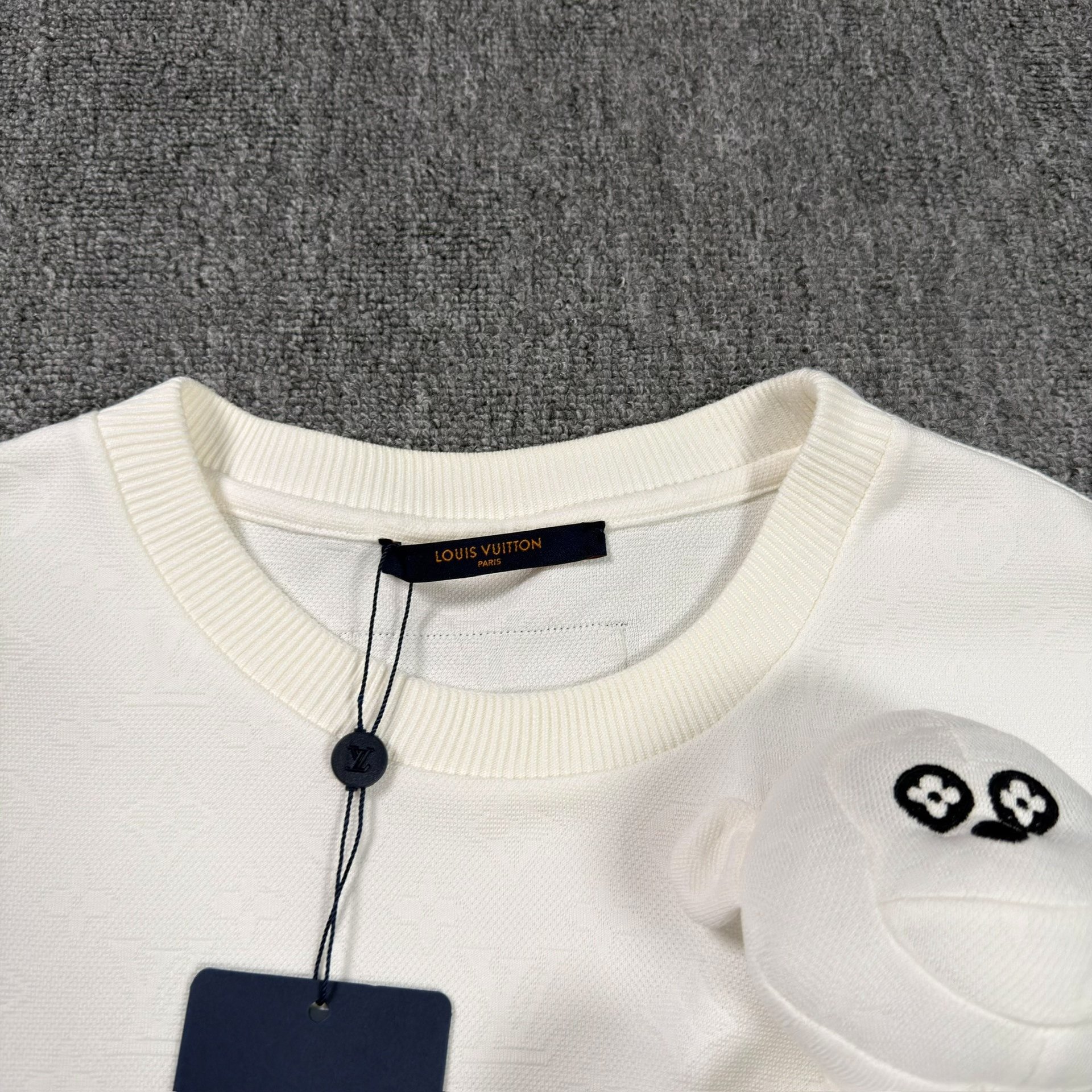 Louis Vuitton White Chest Doll T-Shirt — detail