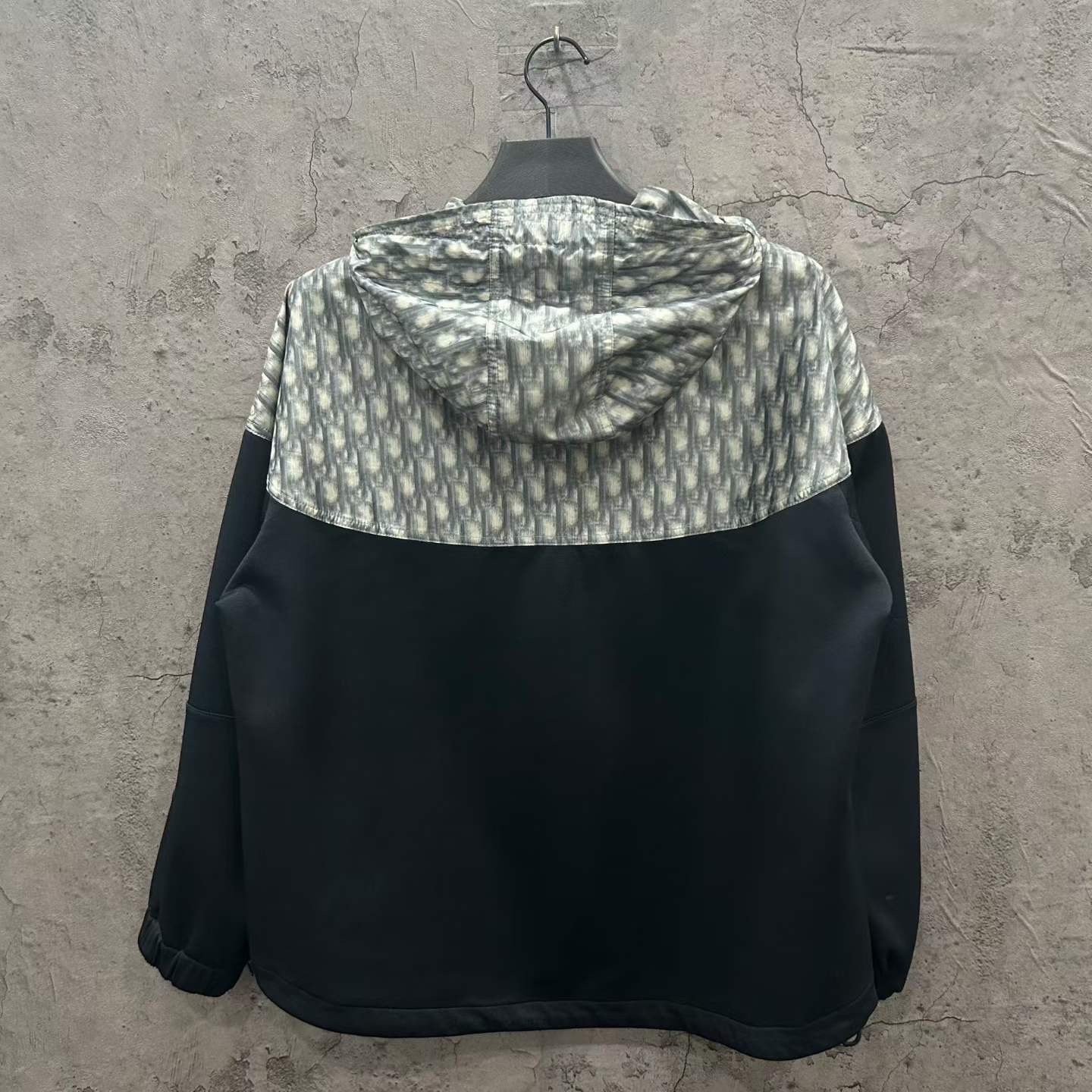 Dior Half-Zip Bee Print Jacket — front