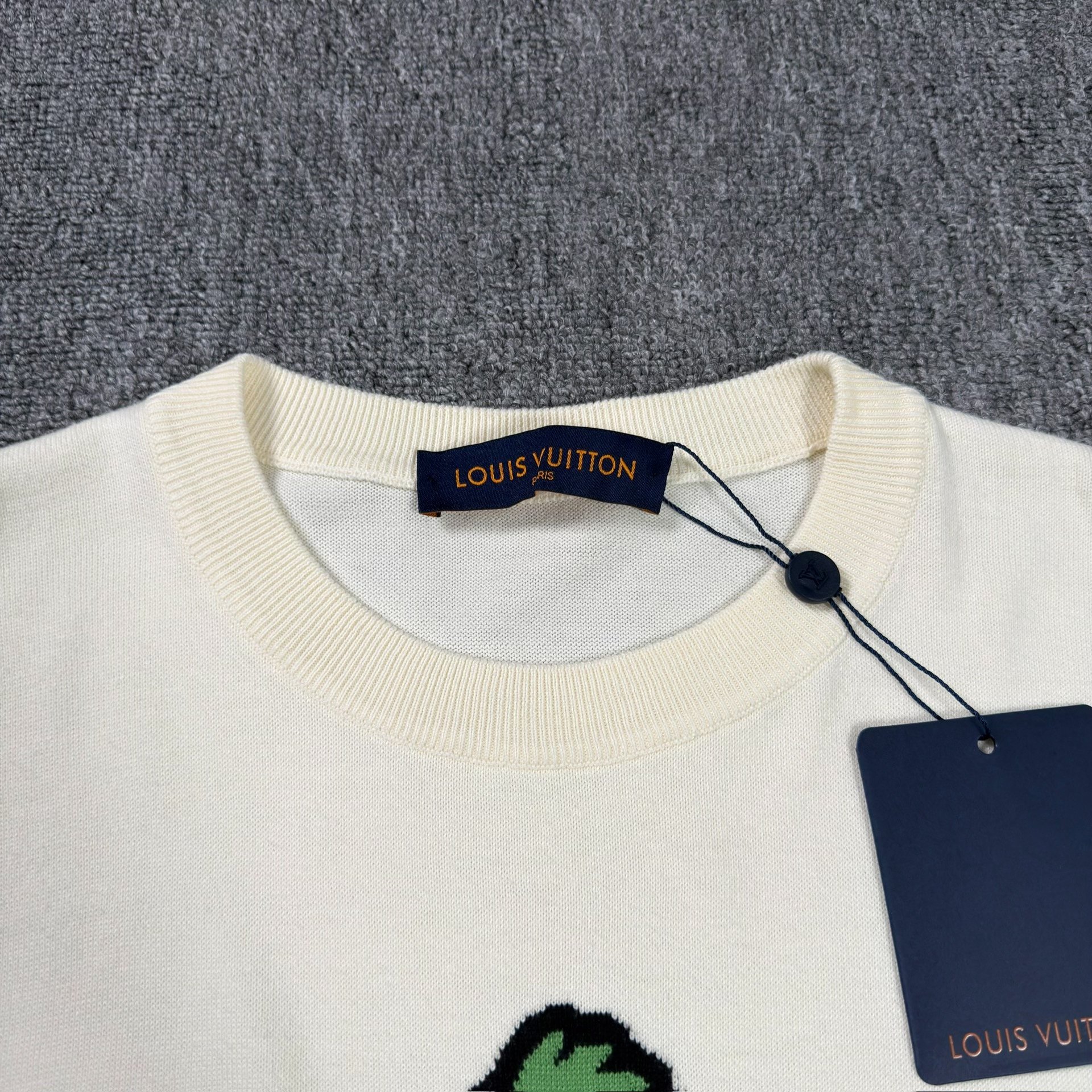Louis Vuitton Nigo Duck Knit Short-Sleeve — detail
