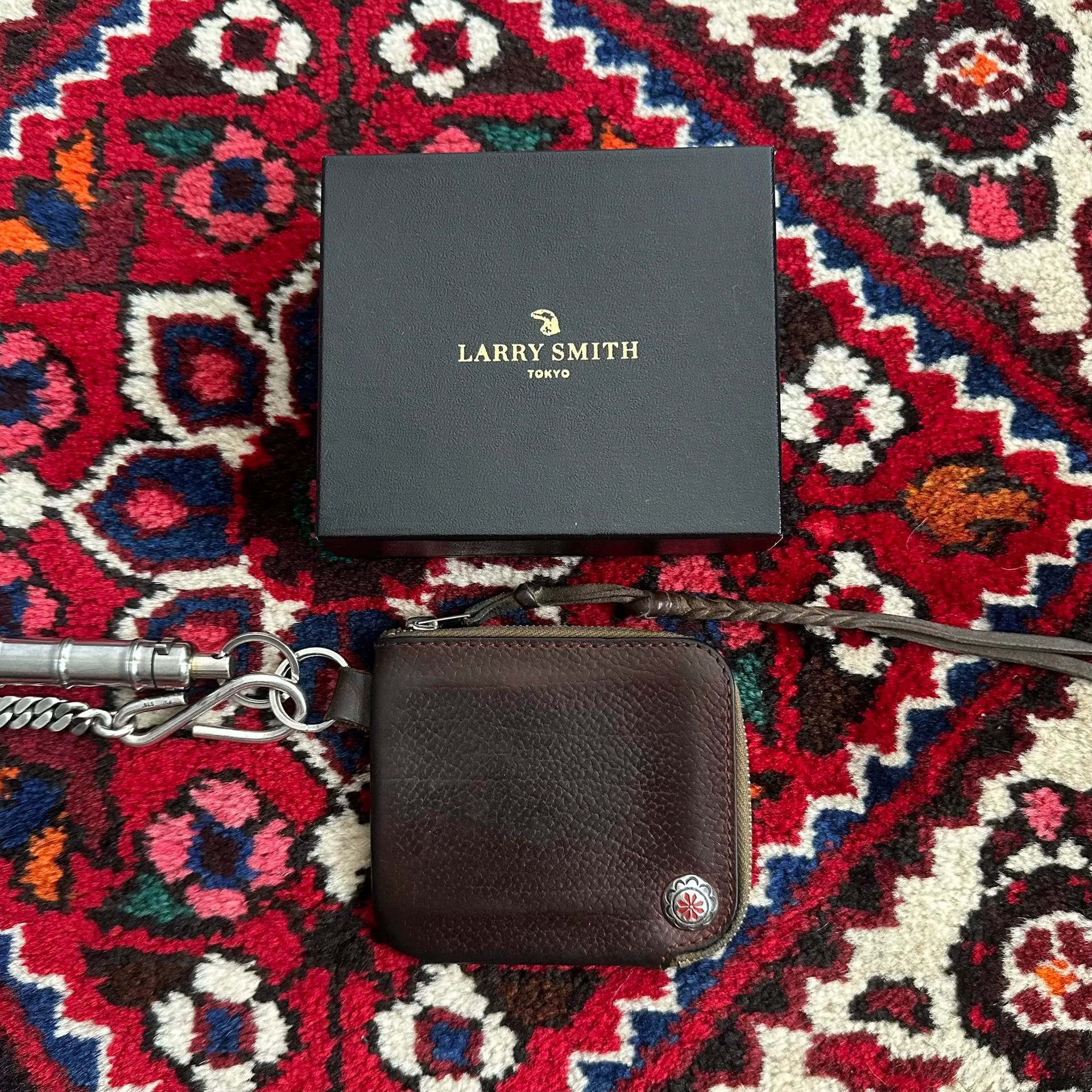 Larry Smith 925 Silver Wallet — front