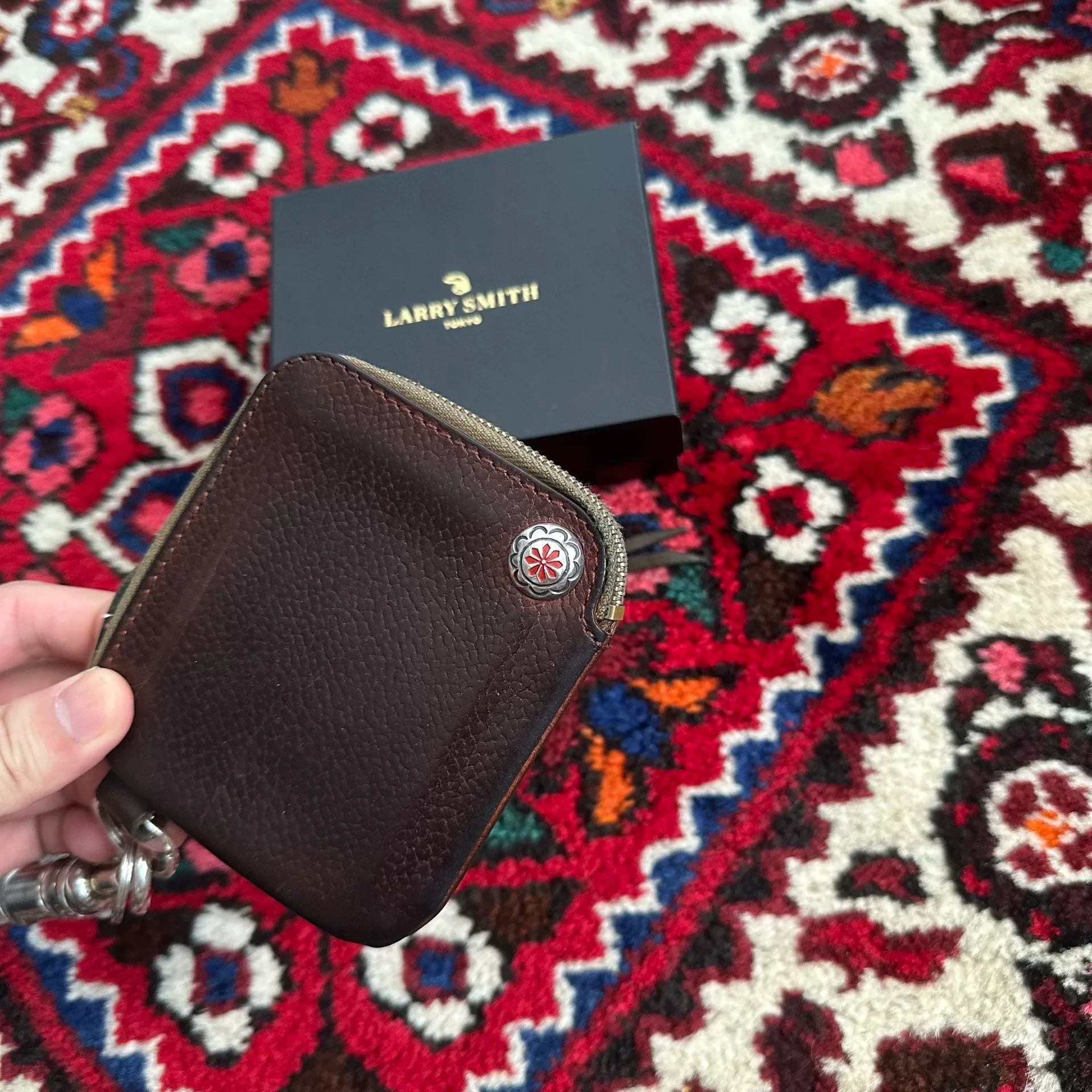 Larry Smith 925 Silver Wallet — back