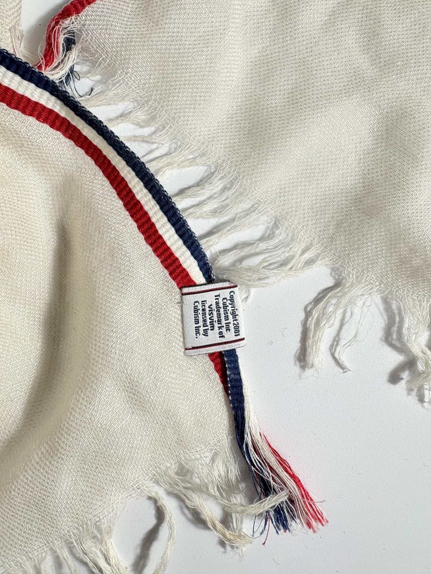 VISVIM Wool Scarf — detail