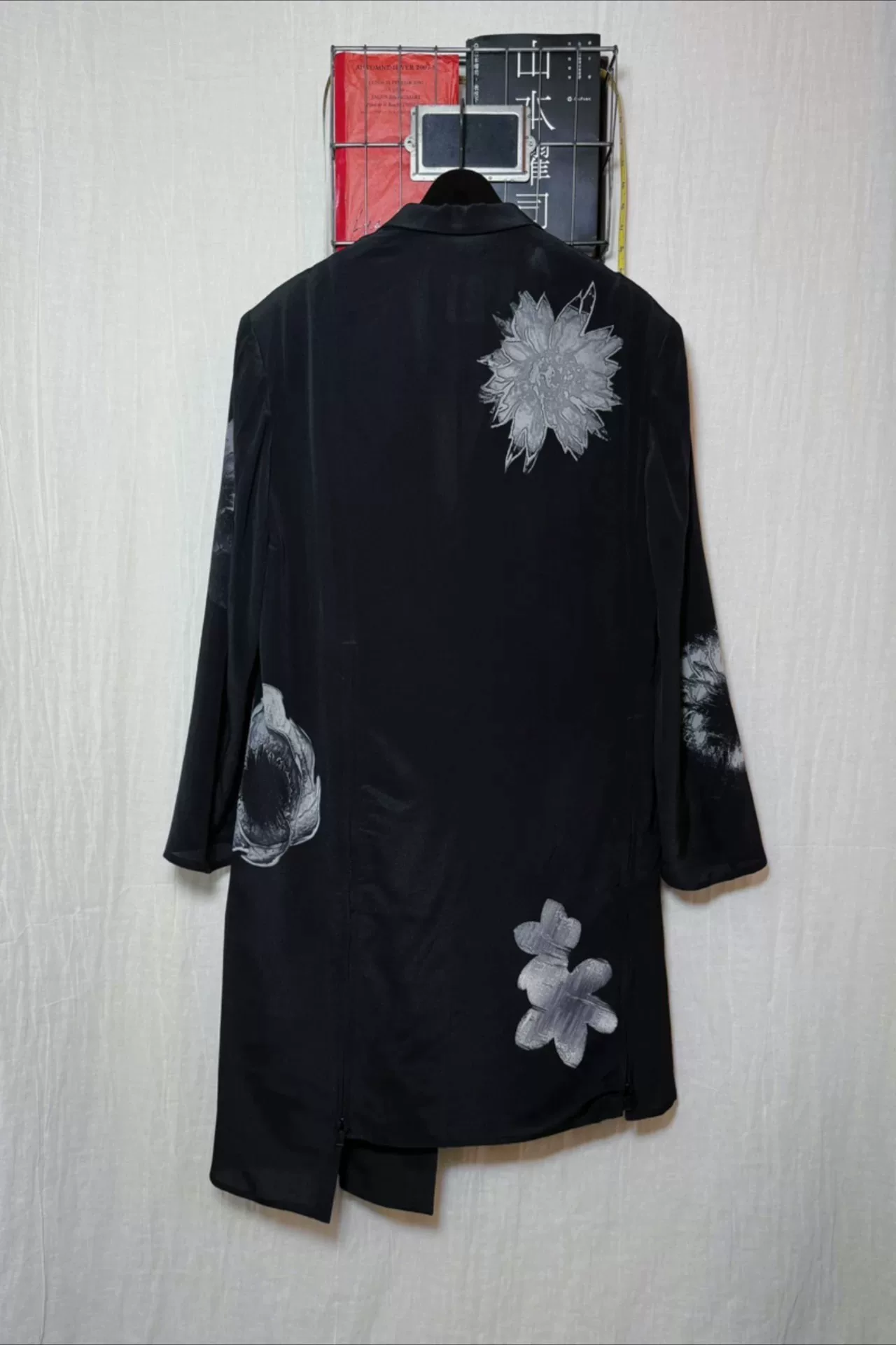 Yohji Yamamoto 25SS Silk Floral Coat — back