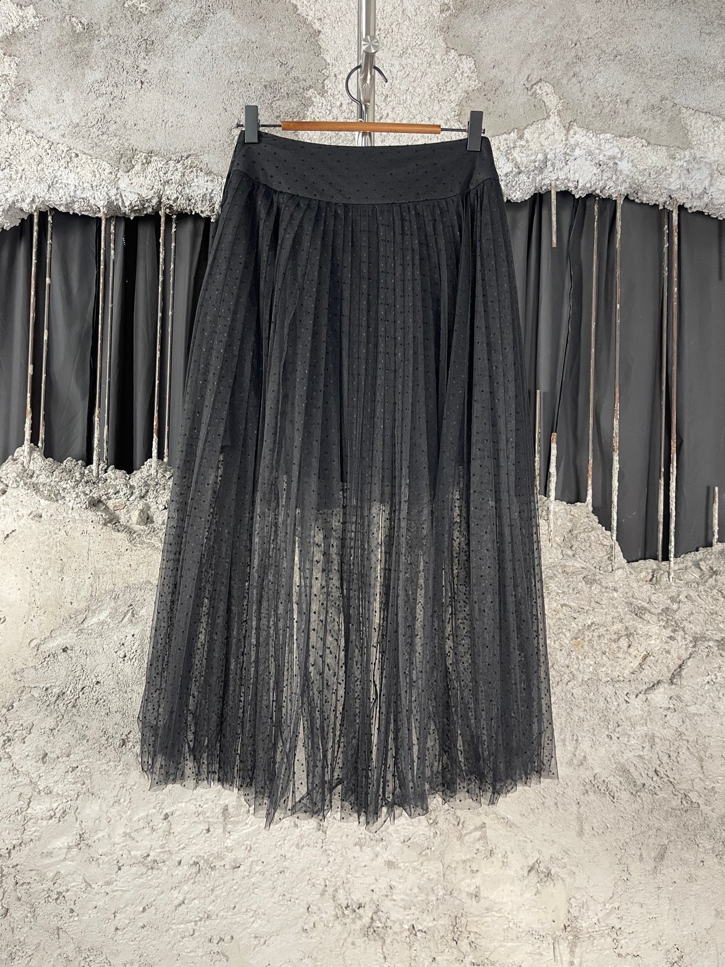 Dior Women's Tulle Long Skirt — front