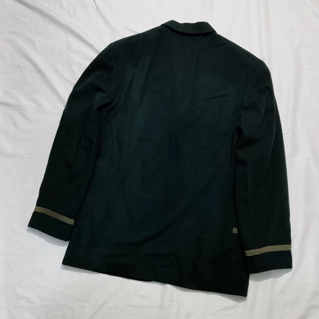 Yohji Yamamoto 89AW Stripe Runway Coat — label